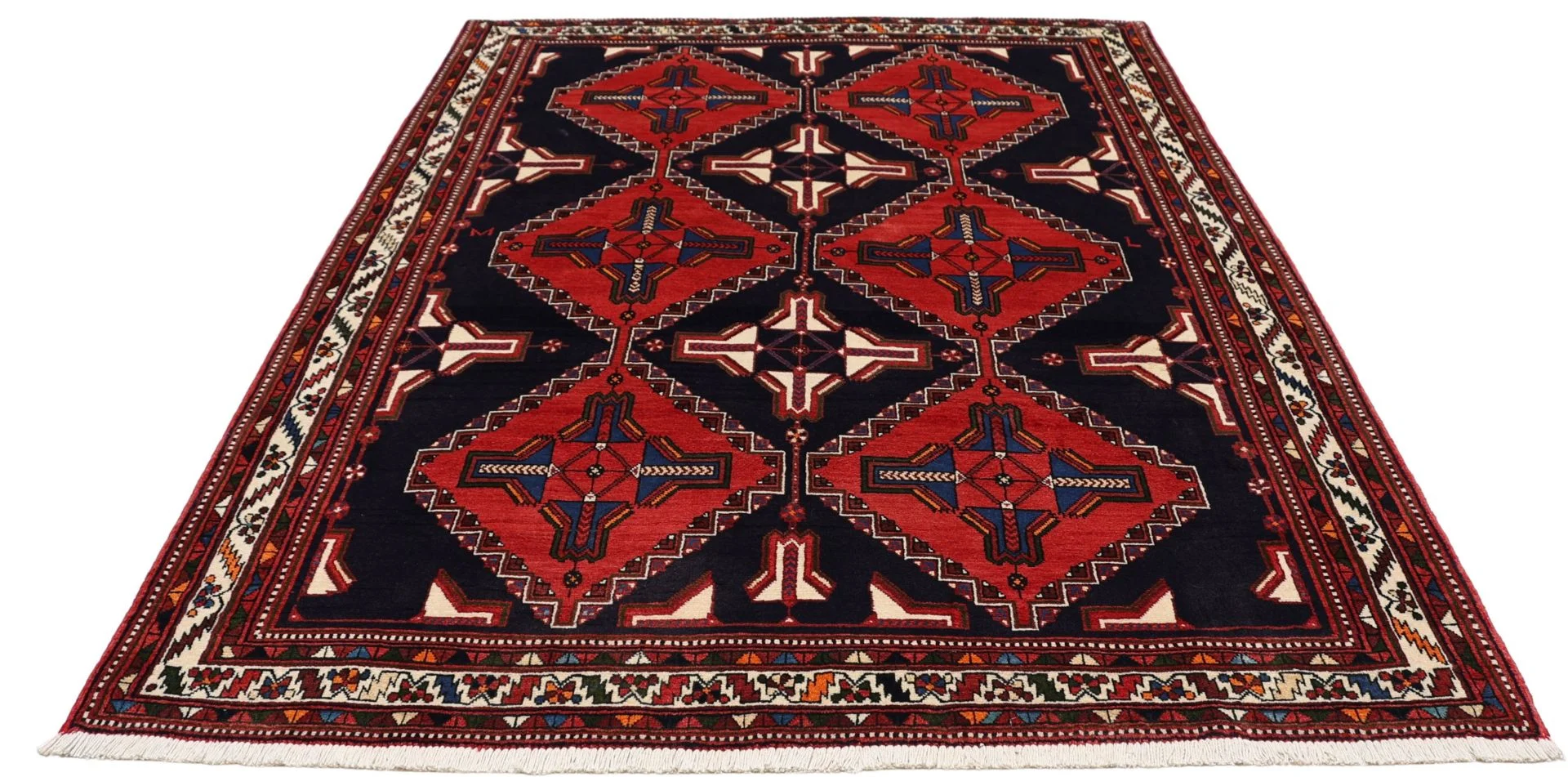 Perserteppich aus Iran, 168 × 222 cm