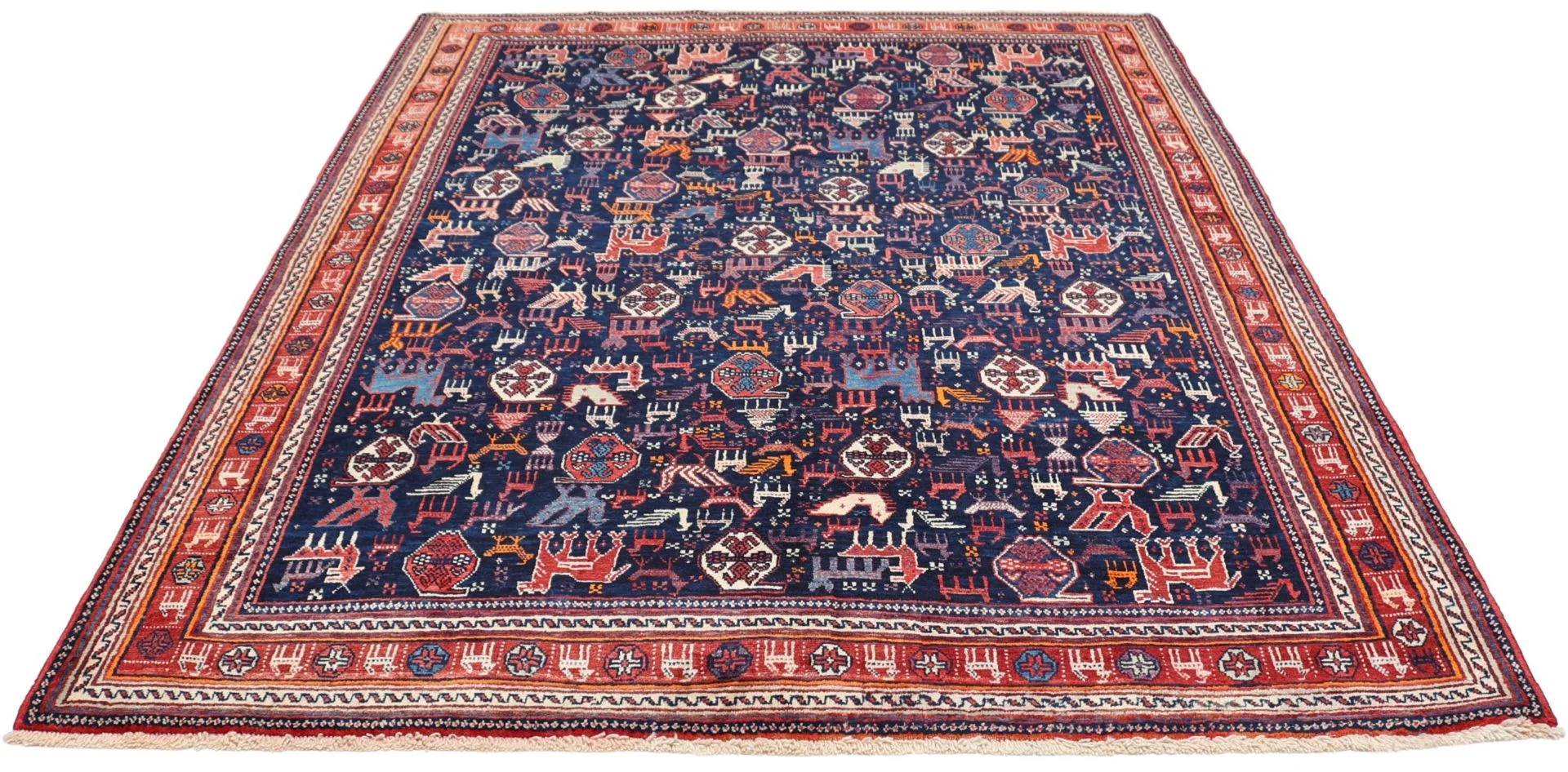 Handgeknüpfter Perserteppich, 175 × 225 cm, Wolle