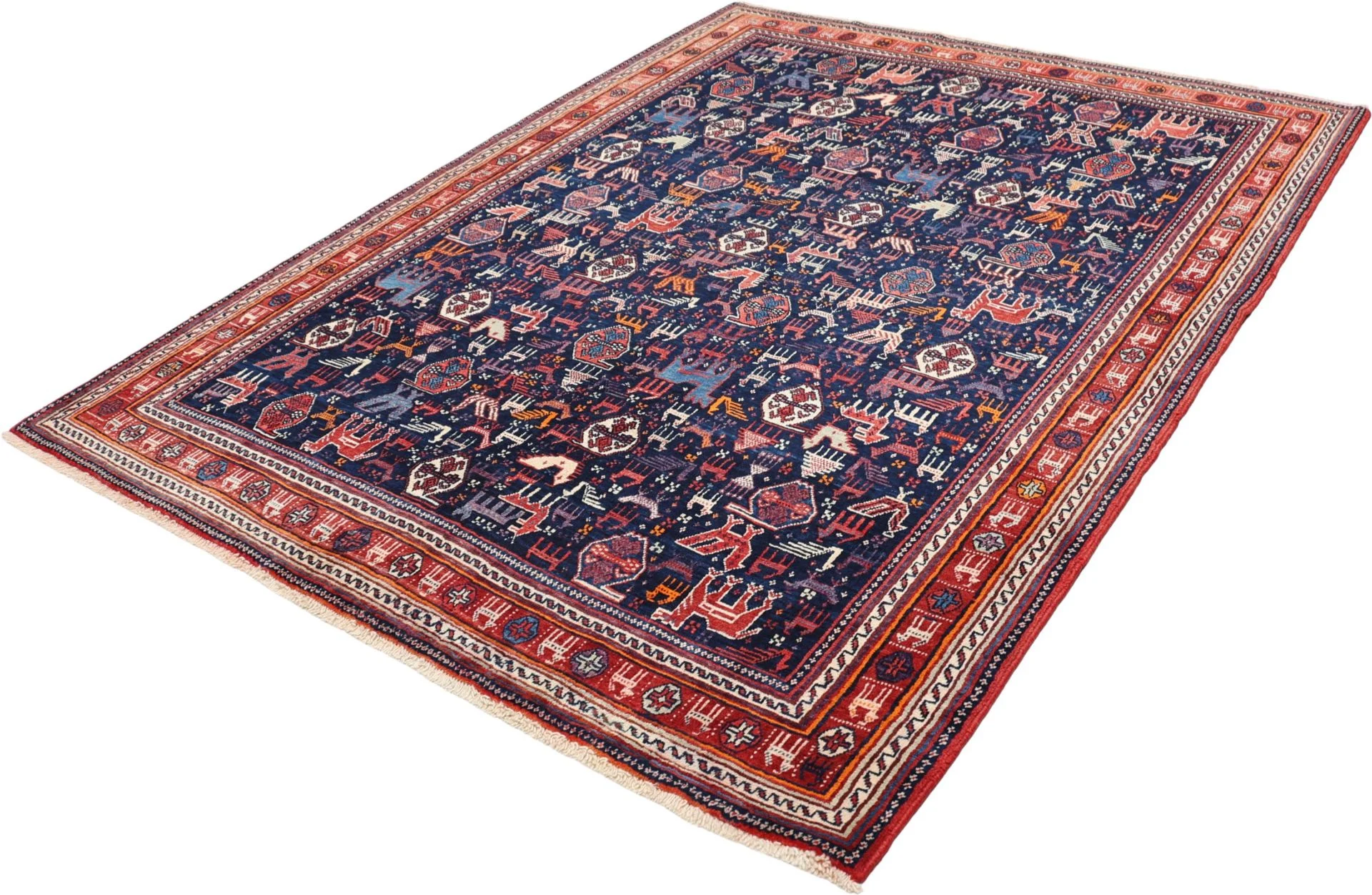 Handgeknüpfter Perserteppich, 175 × 225 cm, Wolle