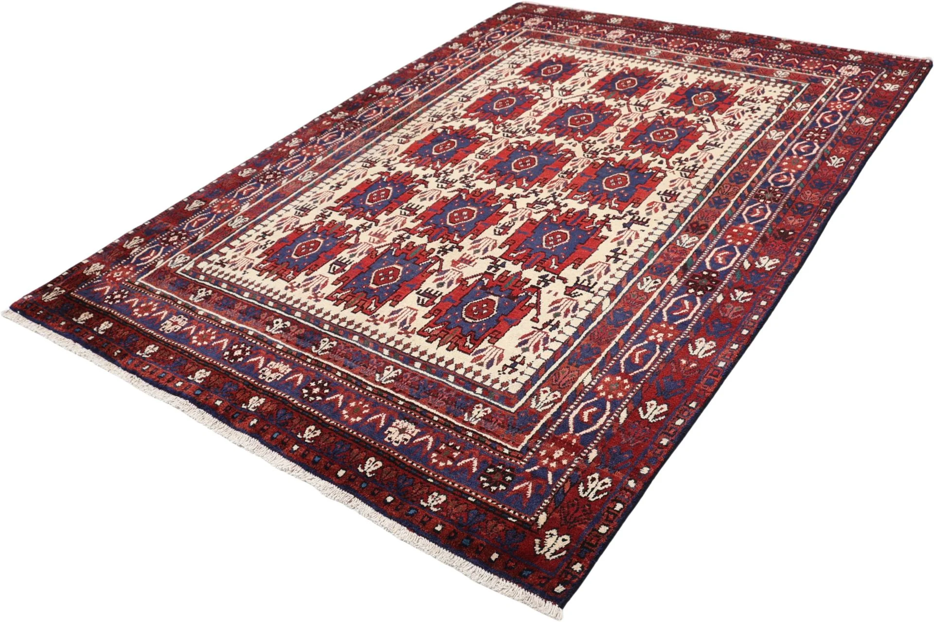 Perserteppich 155 × 210 cm aus Wolle, handgeknüpft