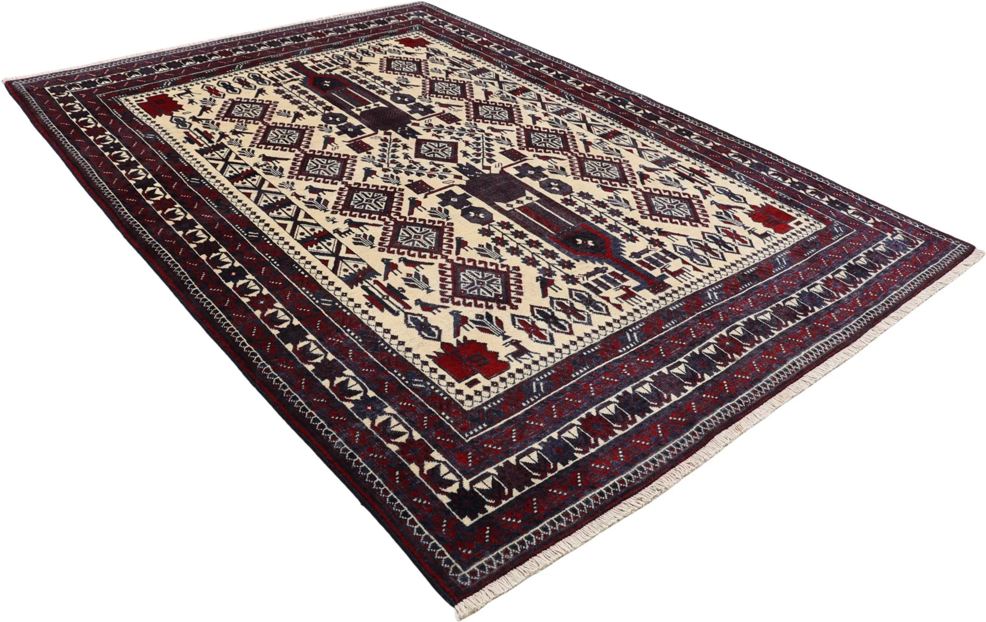 Perserteppich aus Iran, 167 × 238 cm