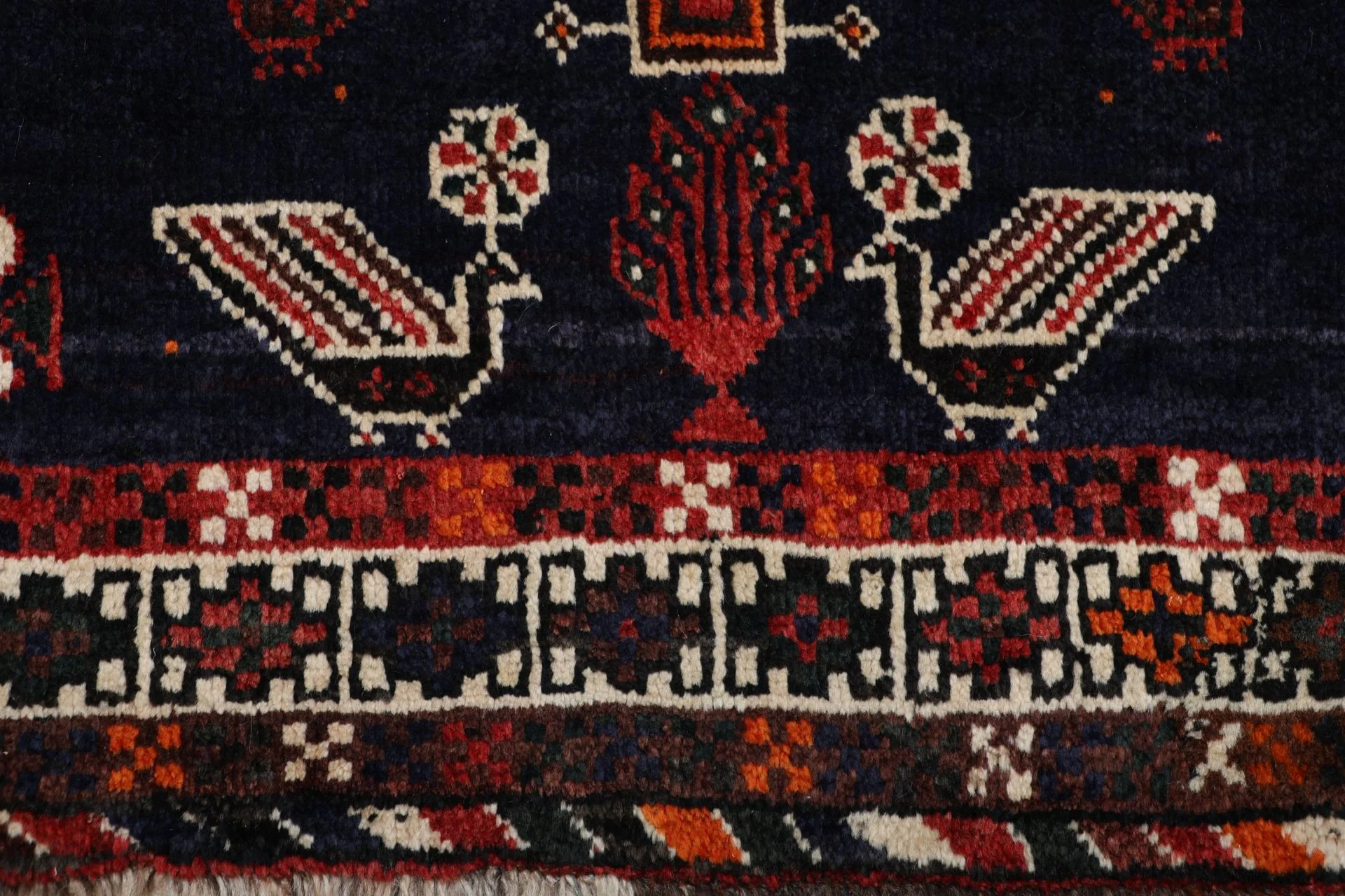 Shiraz Perserteppich 155 × 255 cm aus Wolle, handgeknüpft