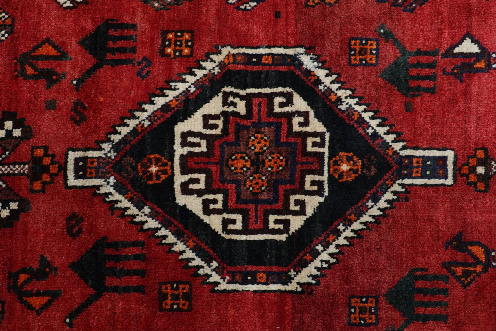 Shiraz Perserteppich 155 × 255 cm aus Wolle, handgeknüpft
