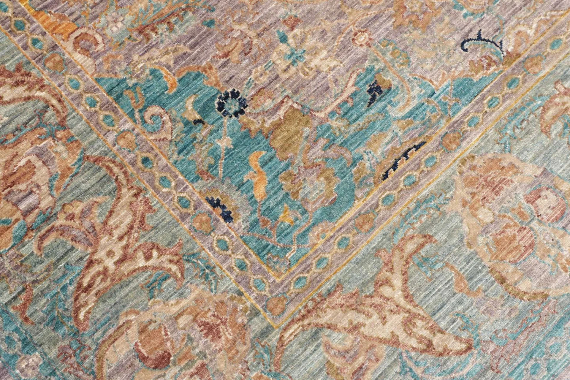 Handgeknüpfter Samarkand Orientteppich, 201 × 241 cm, Wolle