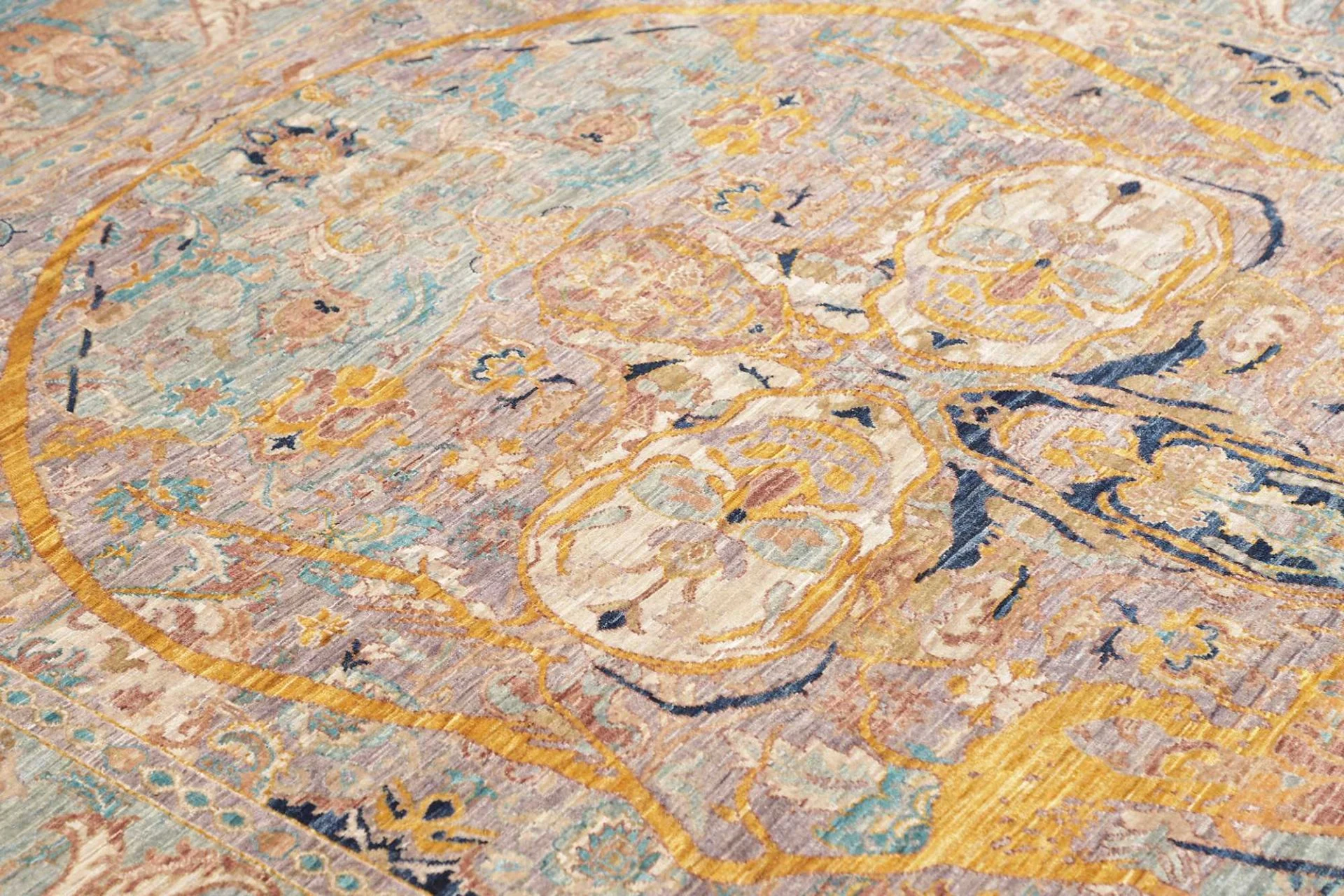 Handgeknüpfter Samarkand Orientteppich, 201 × 241 cm, Wolle