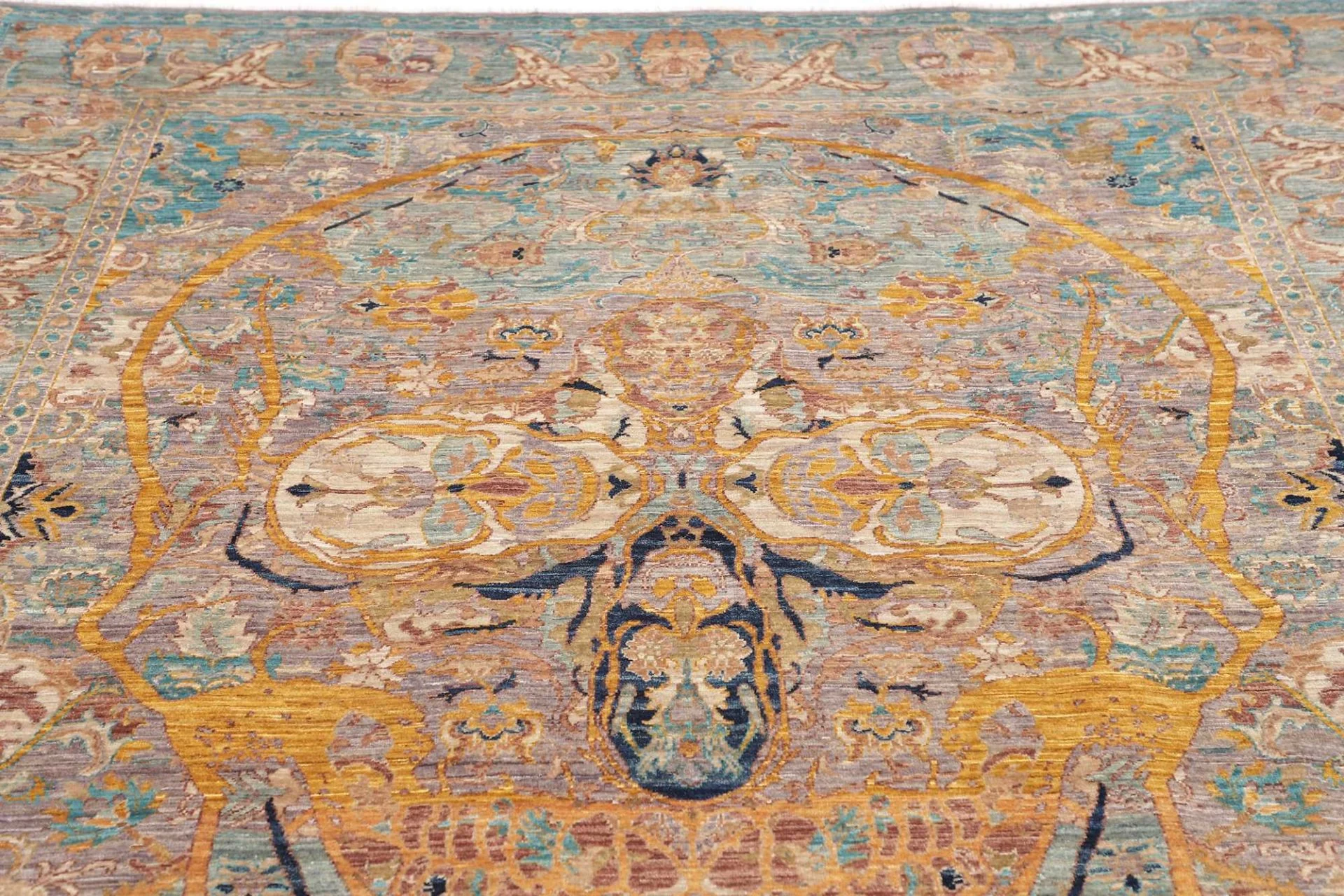 Handgeknüpfter Samarkand Orientteppich, 201 × 241 cm, Wolle