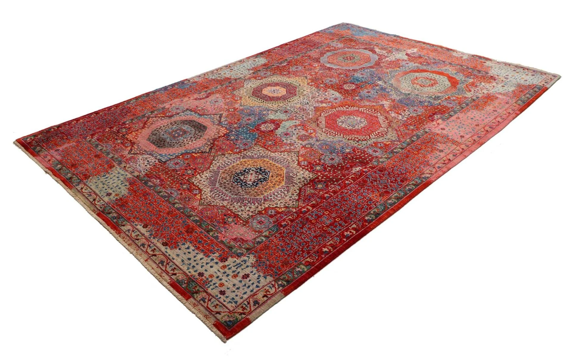 Mamluk Orientteppich aus Pakistan, 199 × 295 cm