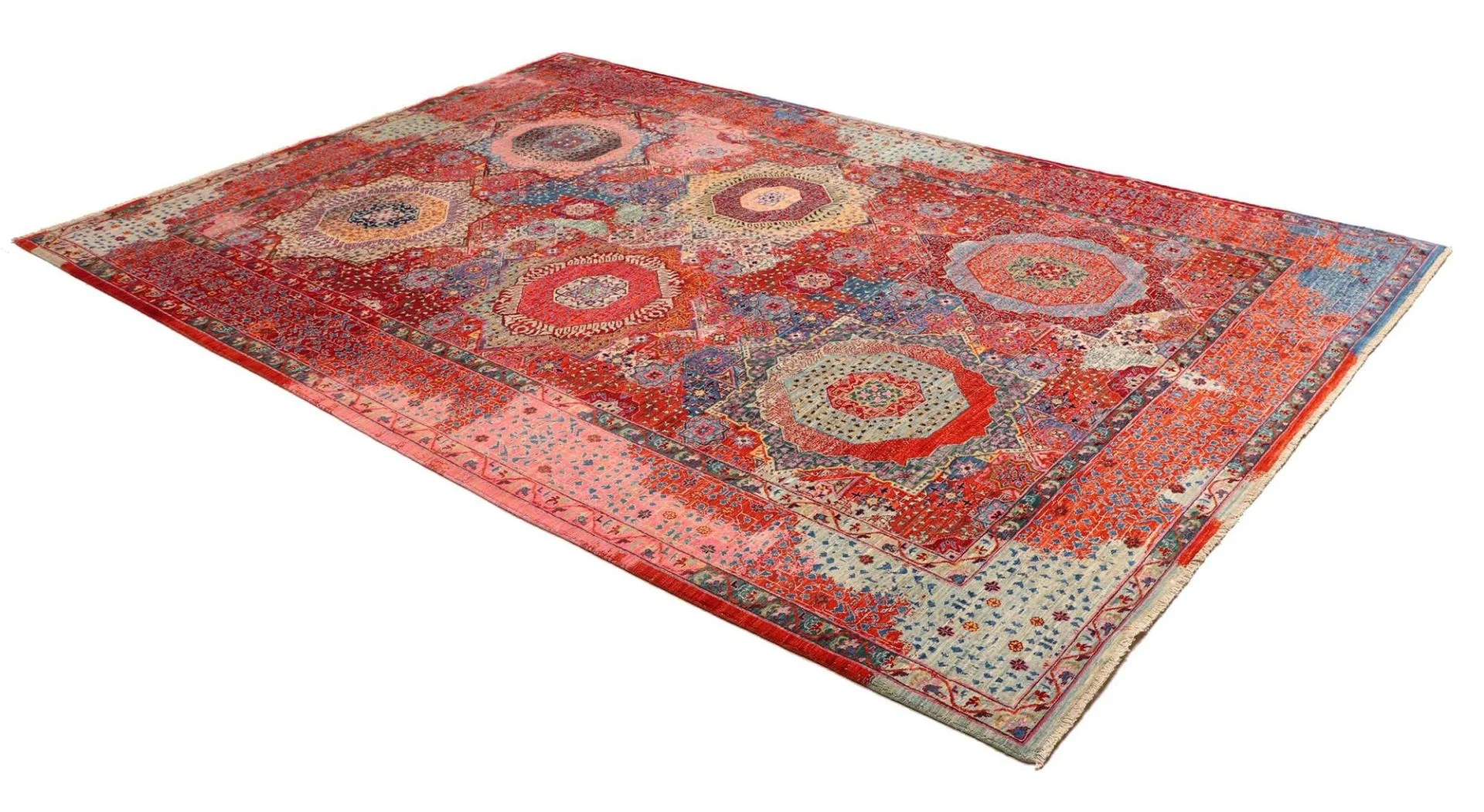 Mamluk Orientteppich aus Pakistan, 199 × 295 cm