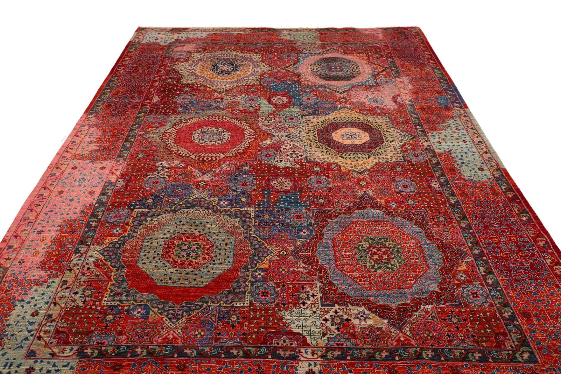 Mamluk Orientteppich aus Pakistan, 199 × 295 cm