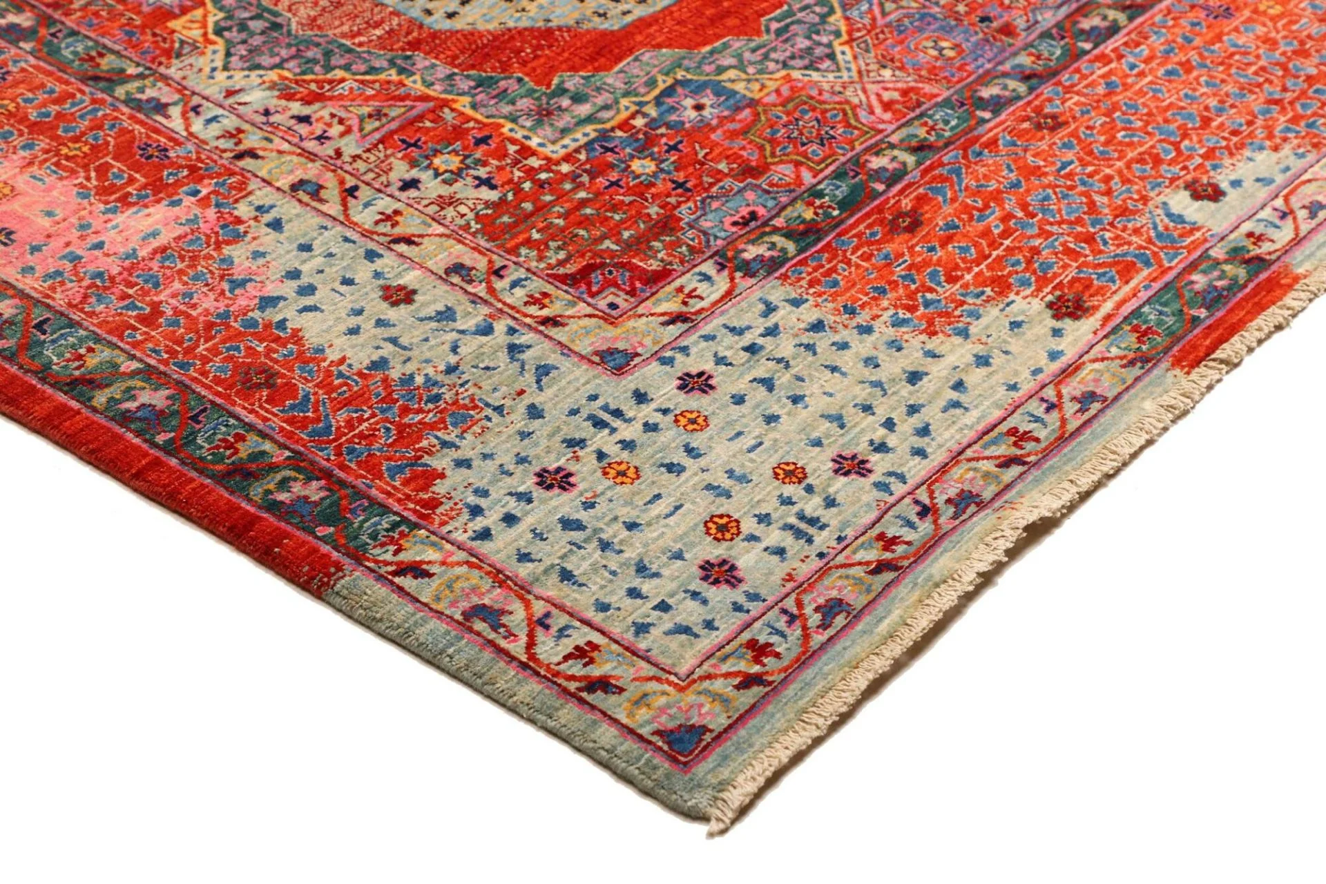 Mamluk Orientteppich aus Pakistan, 199 × 295 cm