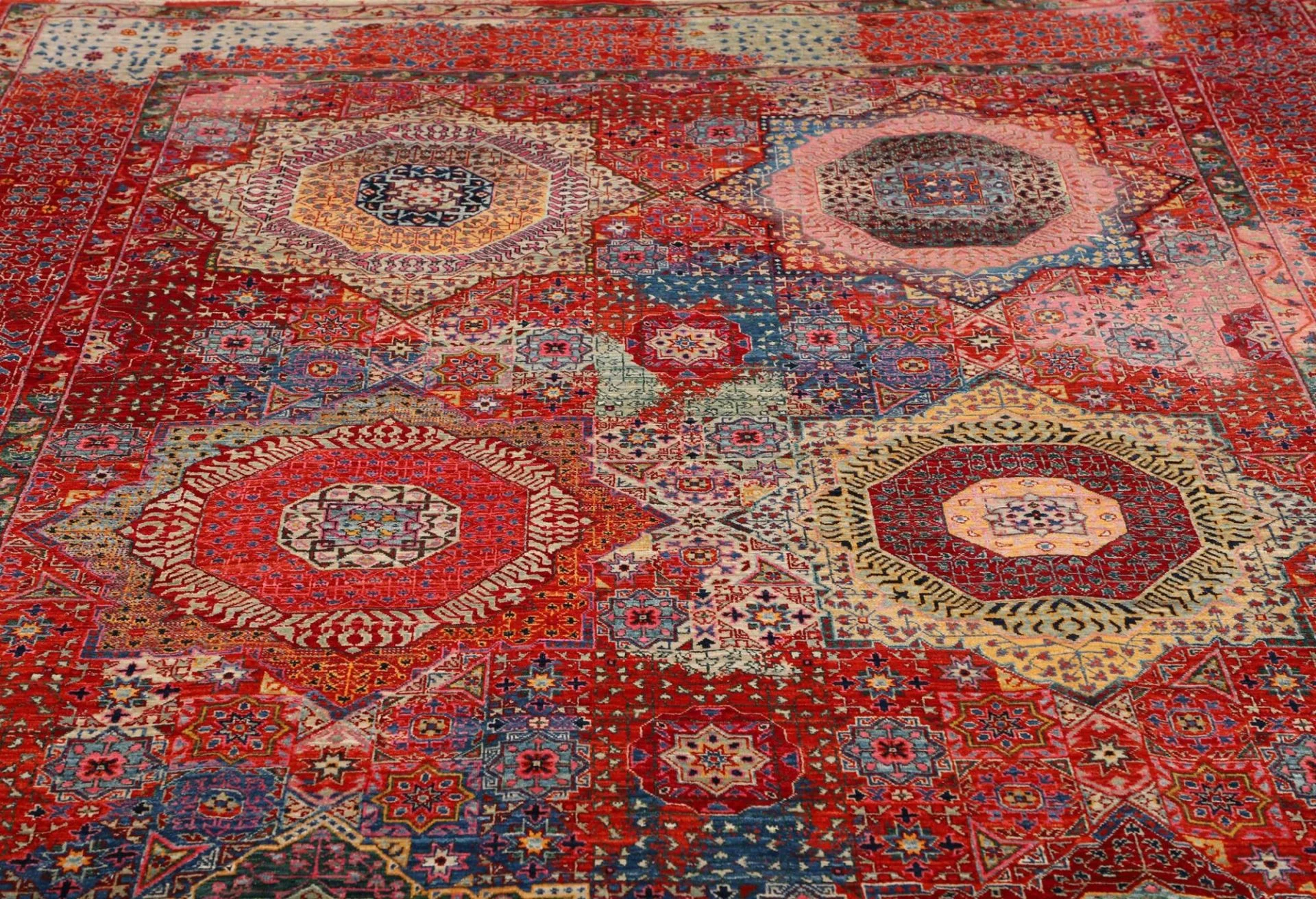 Mamluk Orientteppich aus Pakistan, 199 × 295 cm