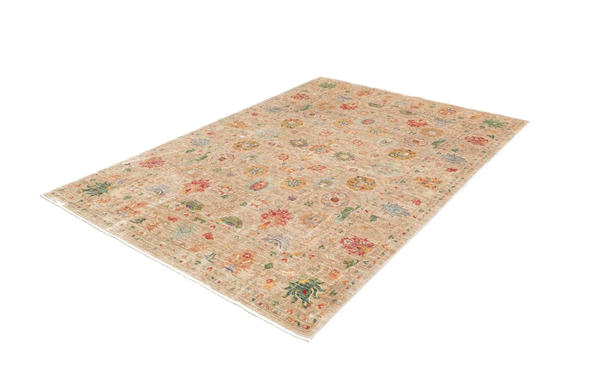 Handgeknüpfter Samarkand Orientteppich, 173 × 238 cm, Wolle