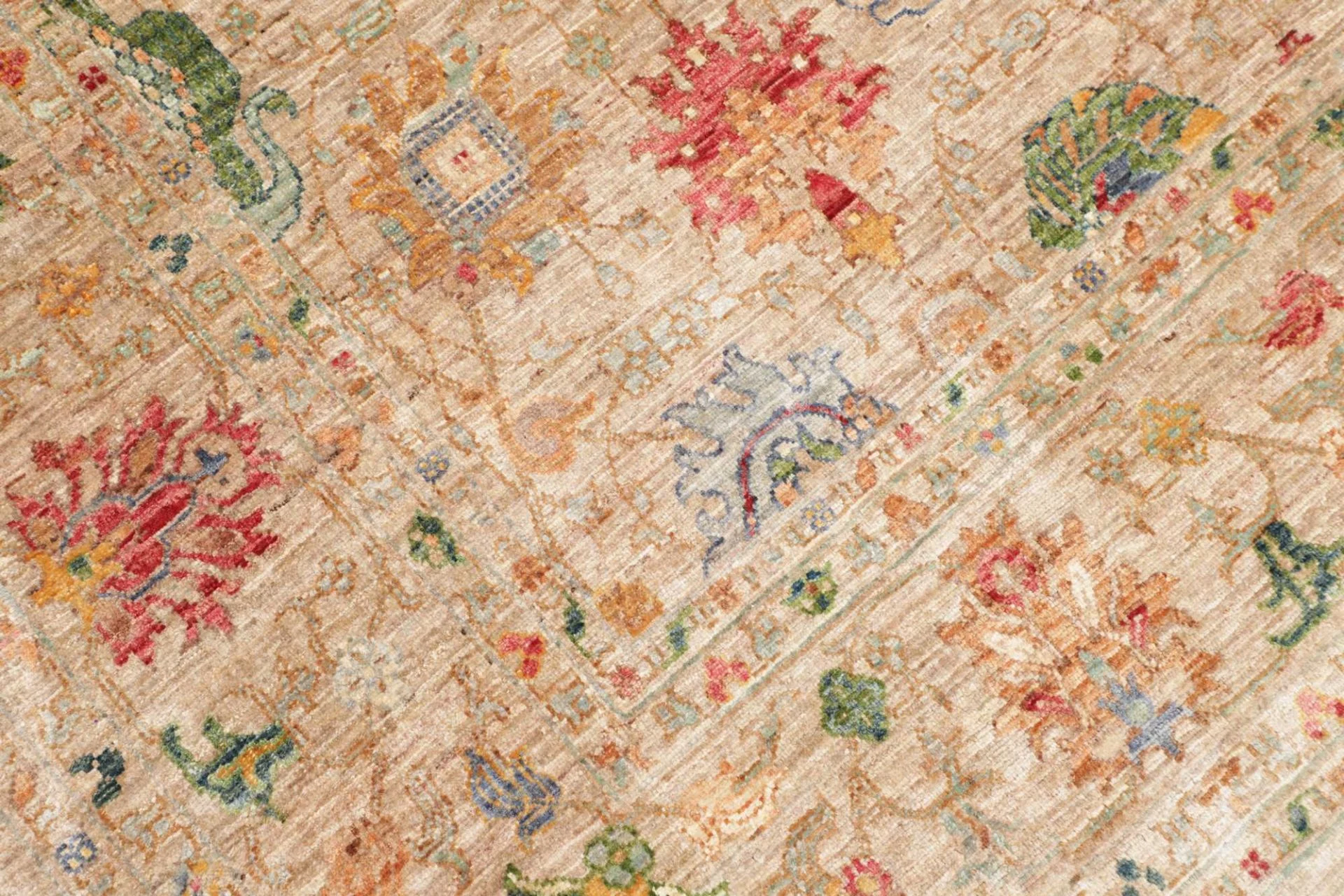 Handgeknüpfter Samarkand Orientteppich, 173 × 238 cm, Wolle