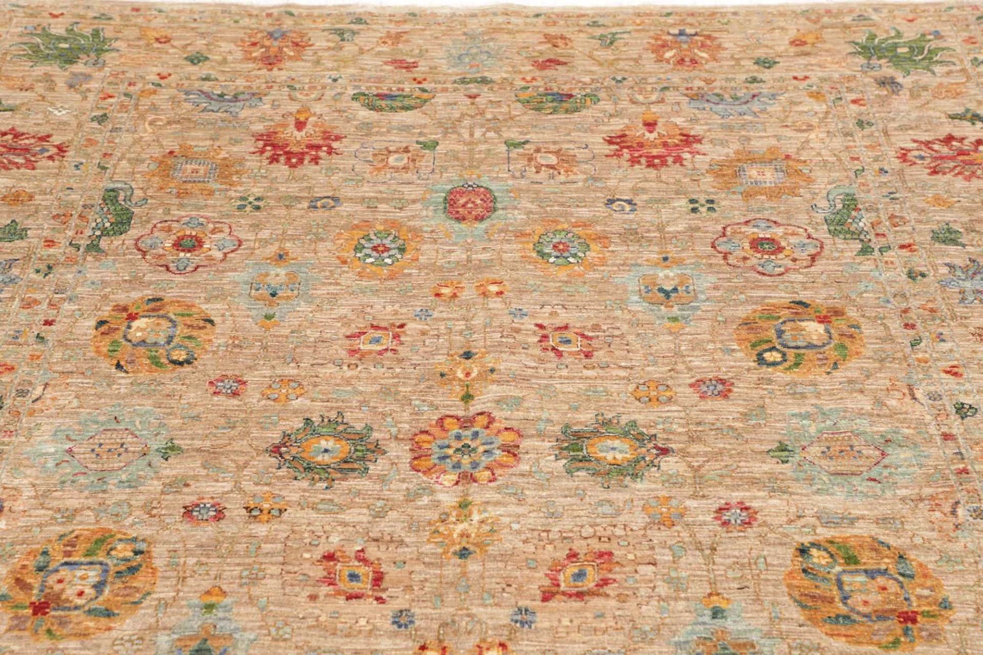 Handgeknüpfter Samarkand Orientteppich, 173 × 238 cm, Wolle