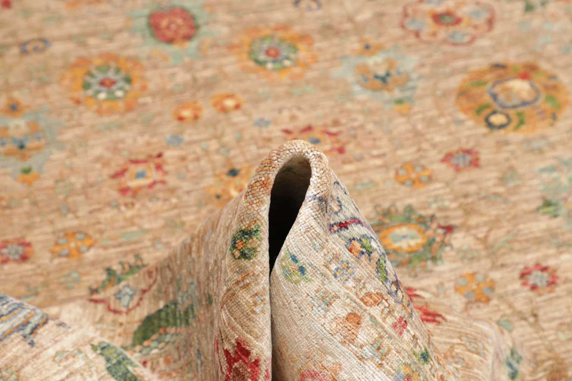Handgeknüpfter Samarkand Orientteppich, 173 × 238 cm, Wolle