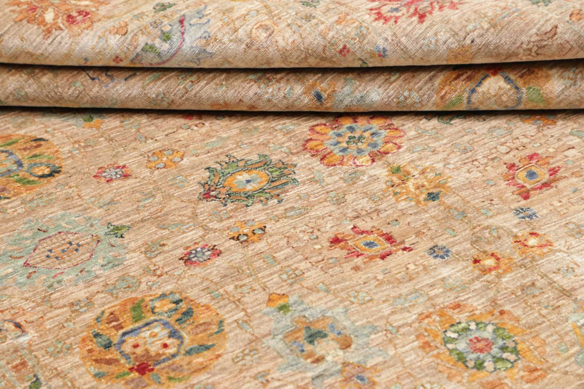 Handgeknüpfter Samarkand Orientteppich, 173 × 238 cm, Wolle