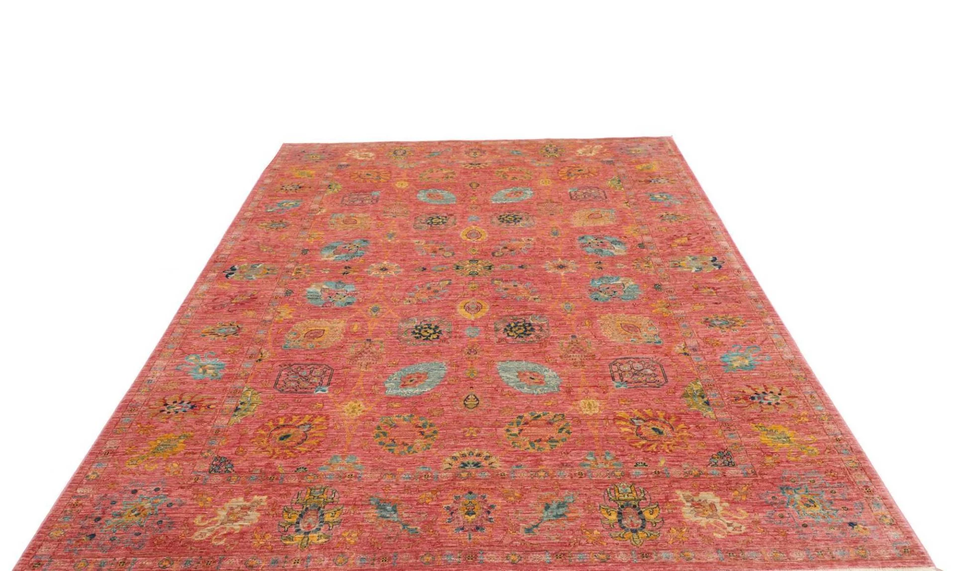 Handgeknüpfter Samarkand Orientteppich, 201 × 296 cm, Wolle