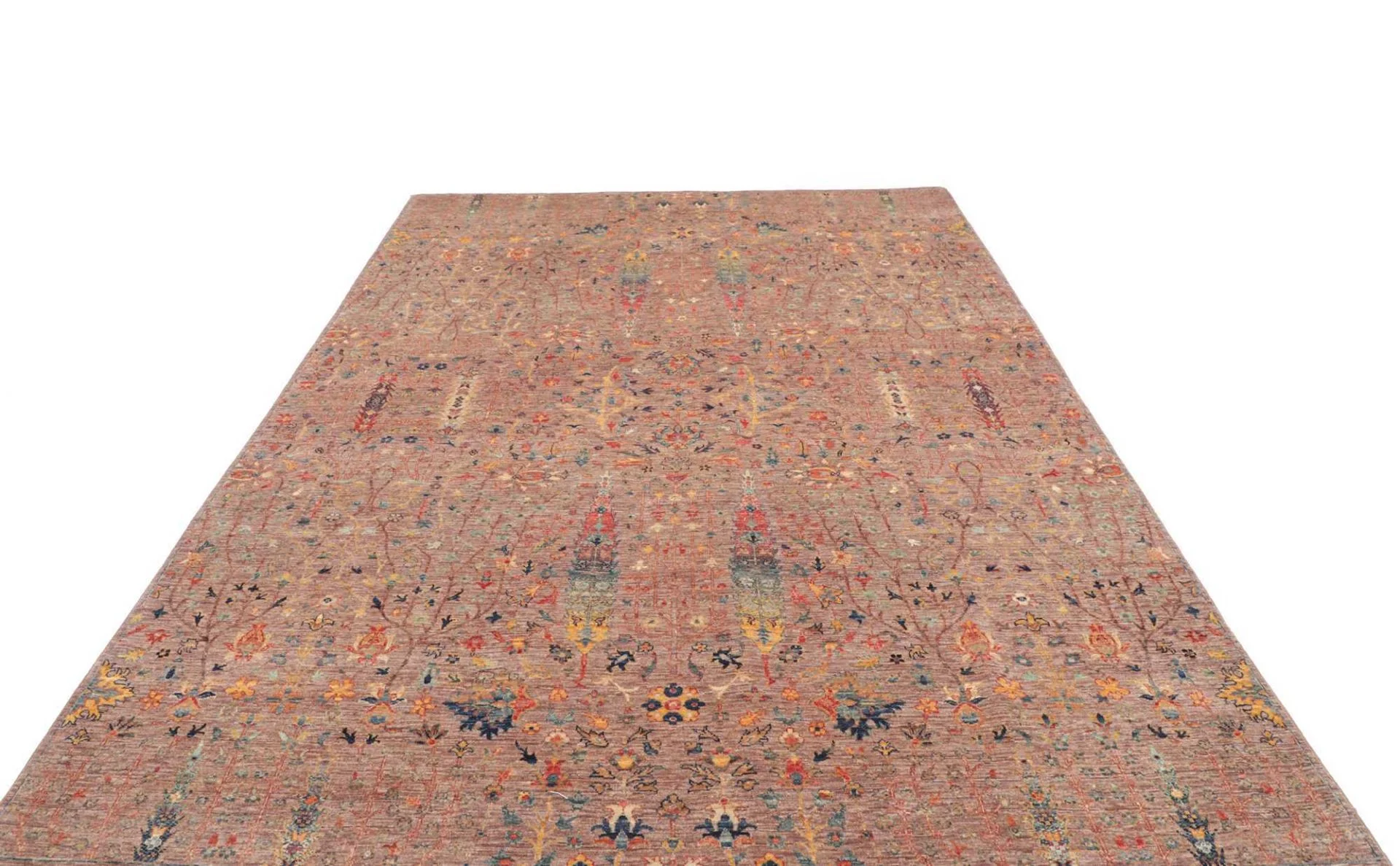 Handgeknüpfter Samarkand Orientteppich, 197 × 282 cm, Wolle