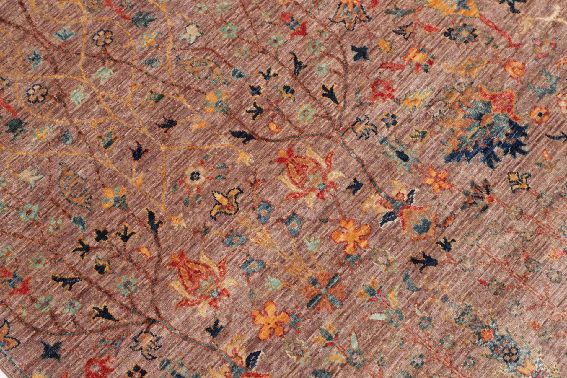 Handgeknüpfter Samarkand Orientteppich, 197 × 282 cm, Wolle