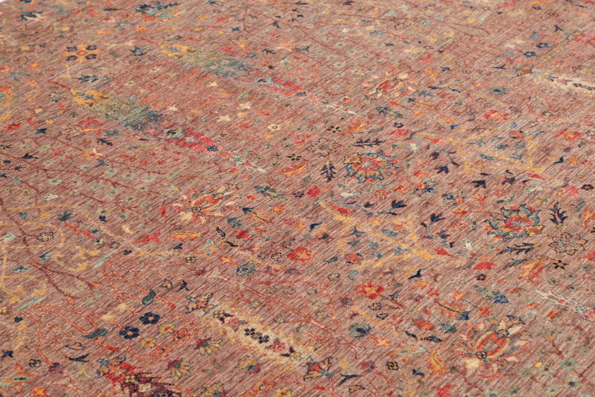 Handgeknüpfter Samarkand Orientteppich, 197 × 282 cm, Wolle