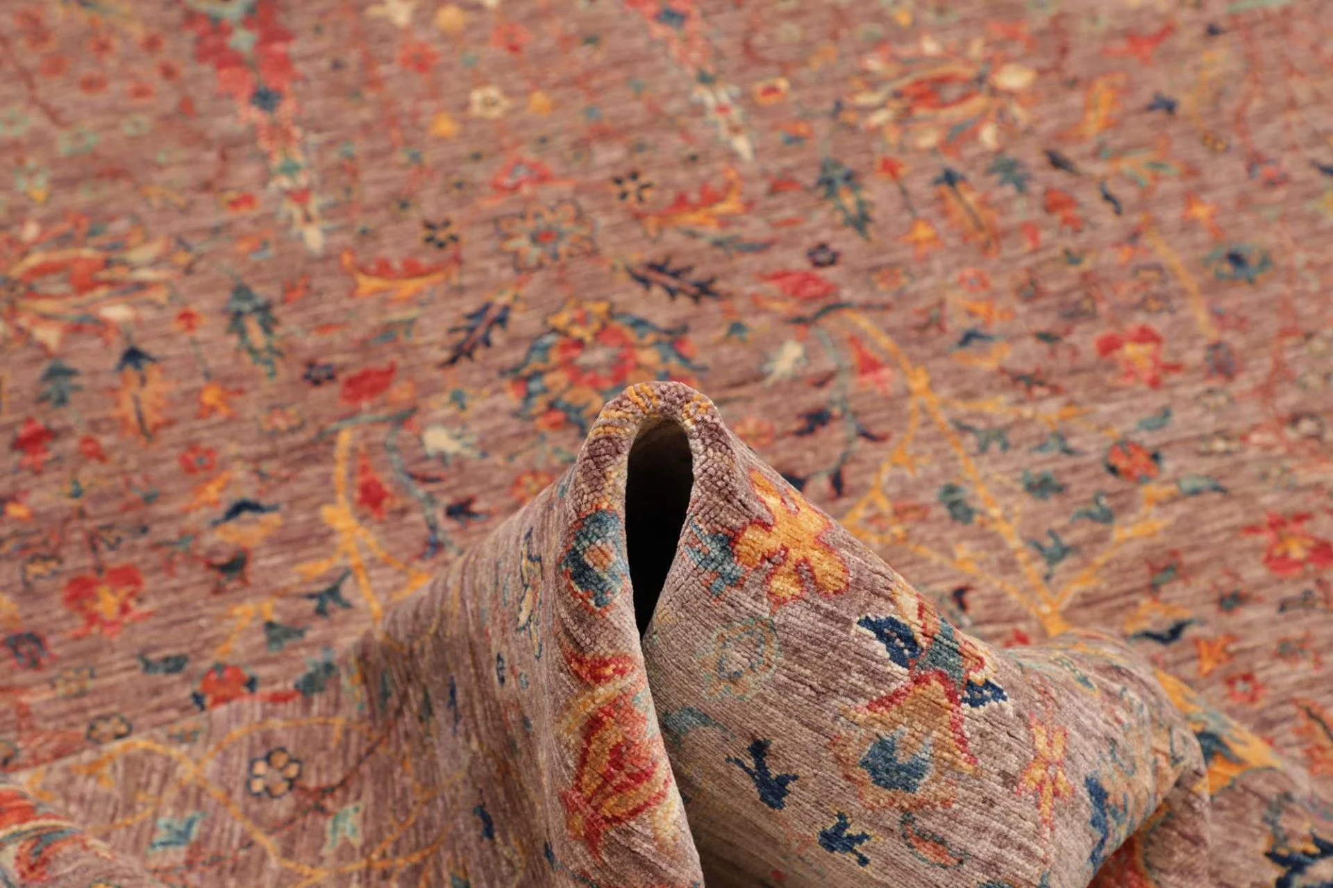 Handgeknüpfter Samarkand Orientteppich, 197 × 282 cm, Wolle