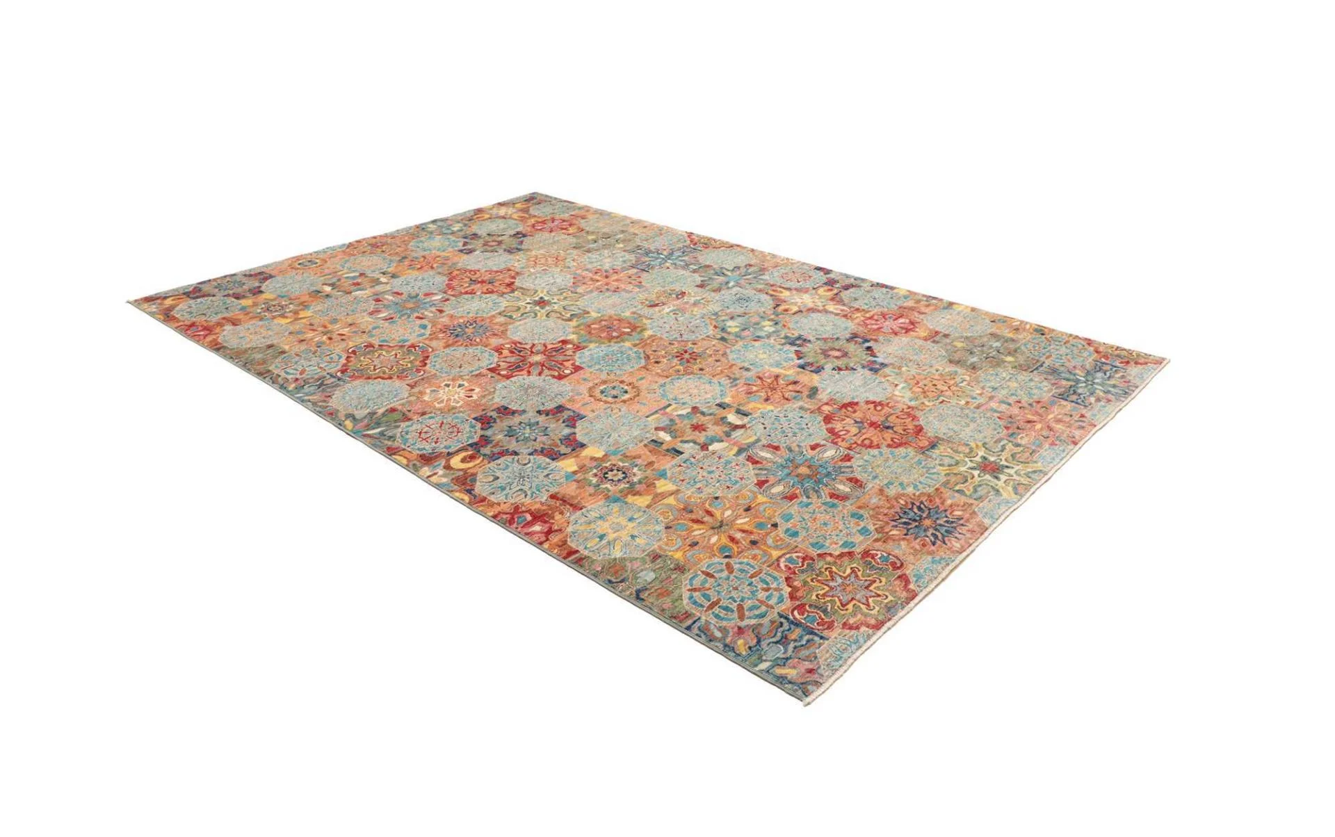 Samarkand Orientteppich 203 × 294 cm aus Wolle, handgeknüpft