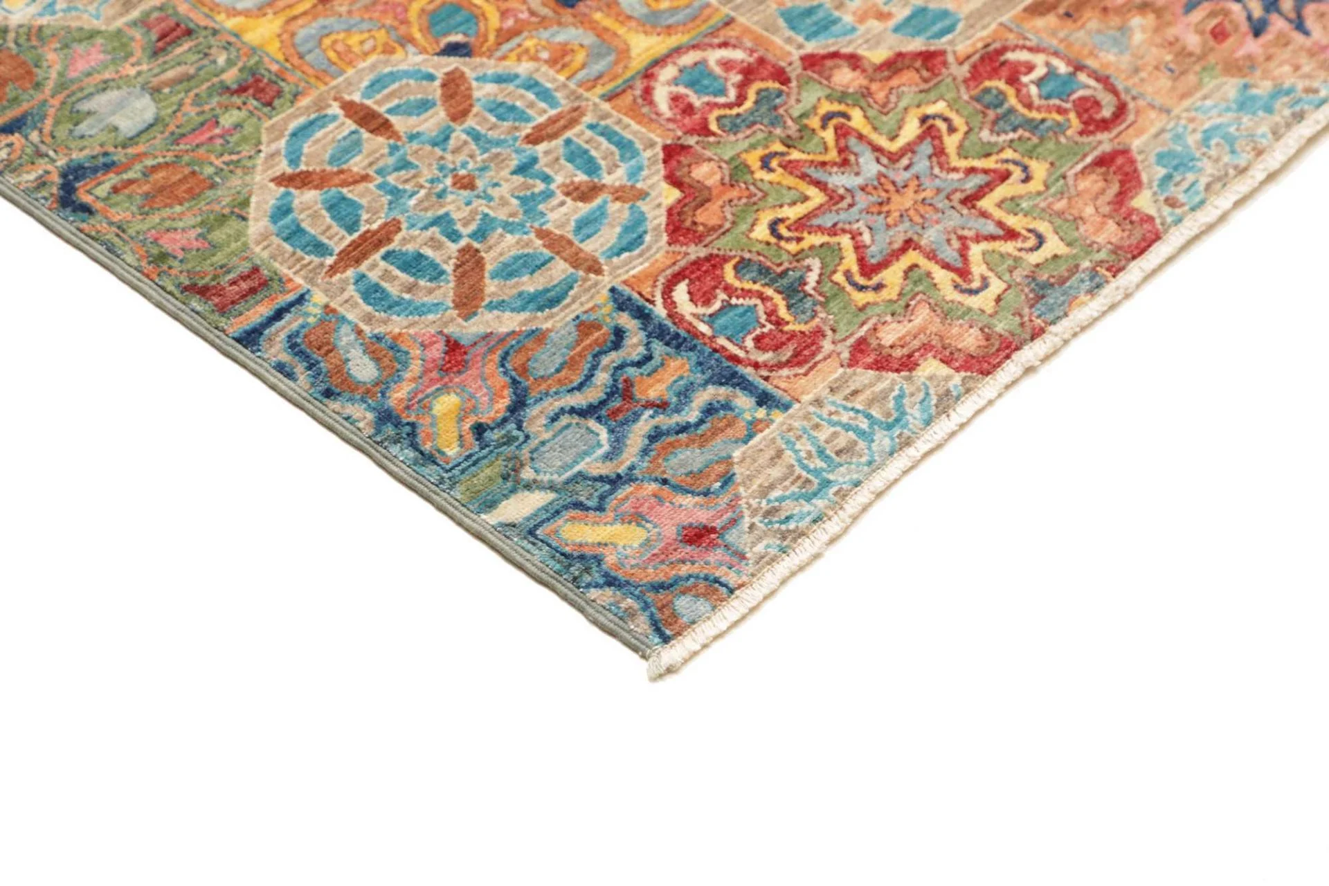 Samarkand Orientteppich 203 × 294 cm aus Wolle, handgeknüpft