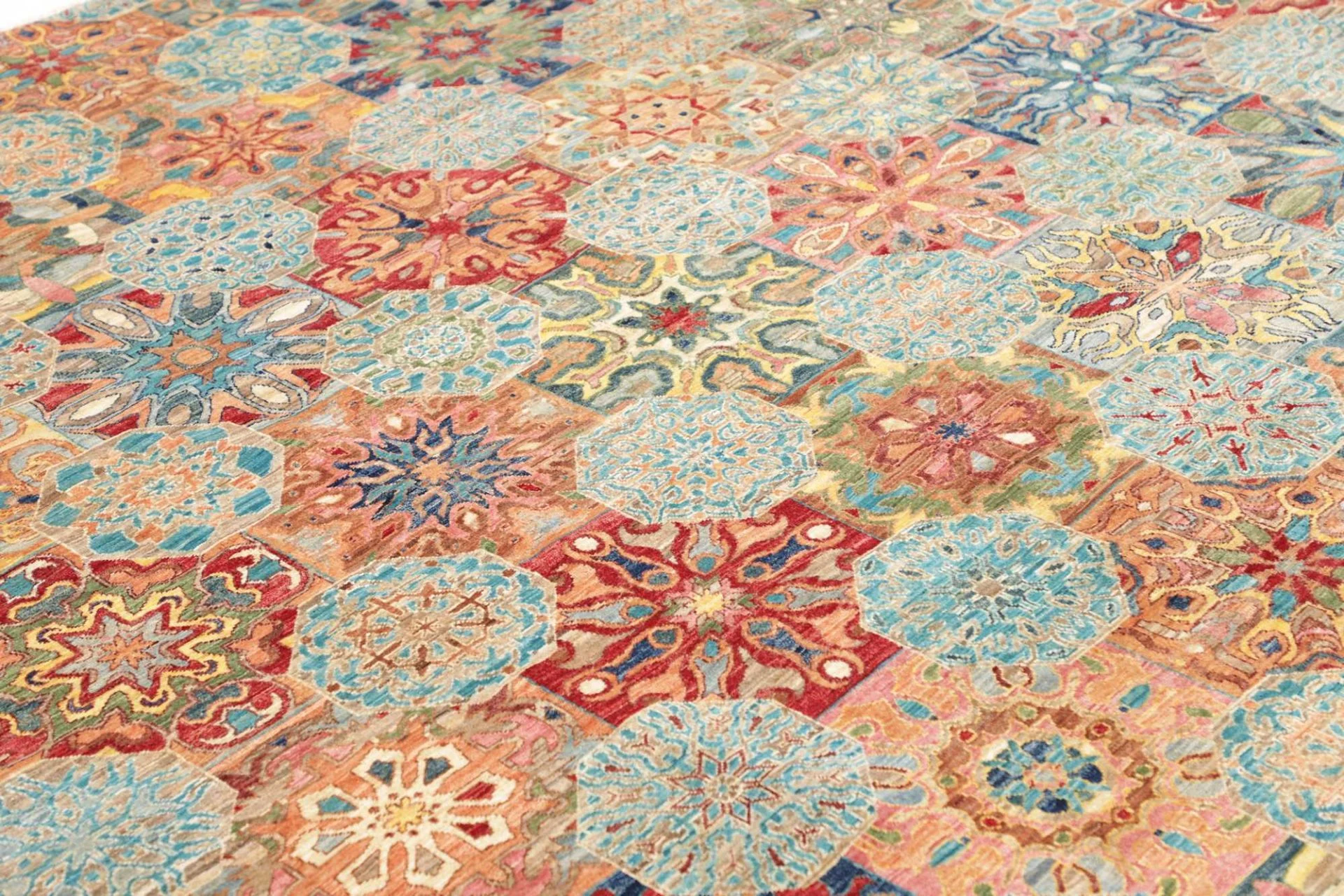 Samarkand Orientteppich 203 × 294 cm aus Wolle, handgeknüpft