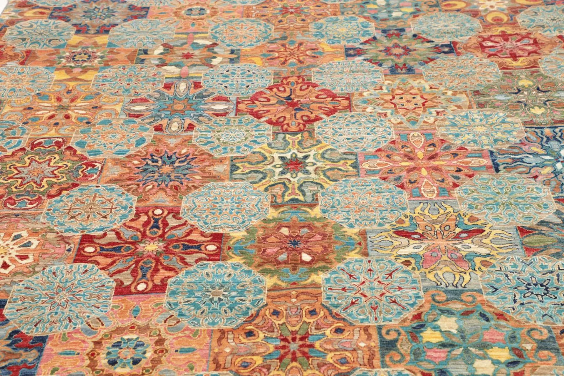 Samarkand Orientteppich 203 × 294 cm aus Wolle, handgeknüpft