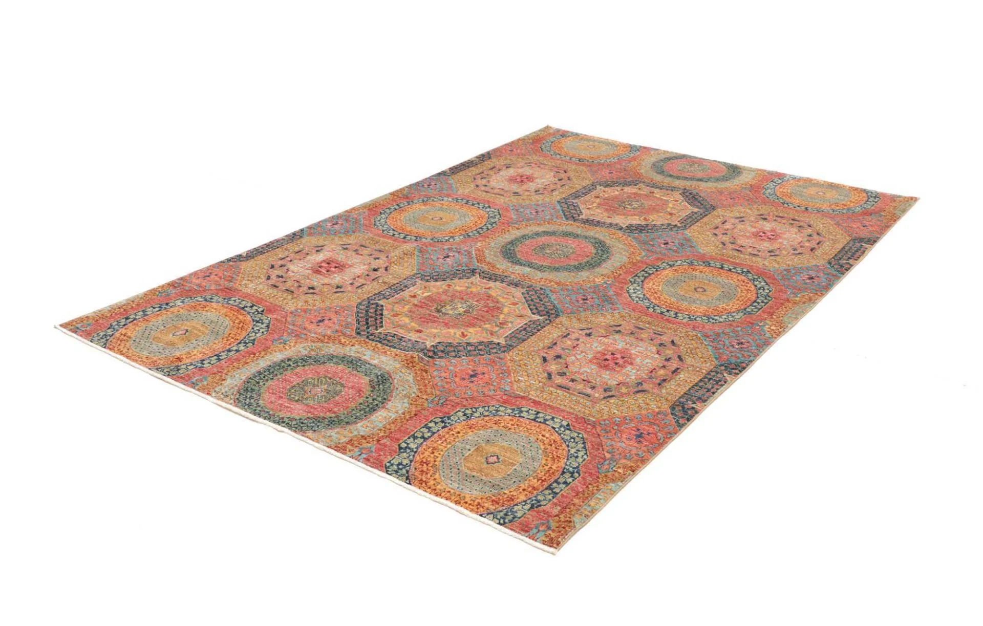 Mamluk Orientteppich aus Pakistan, 171 × 247 cm