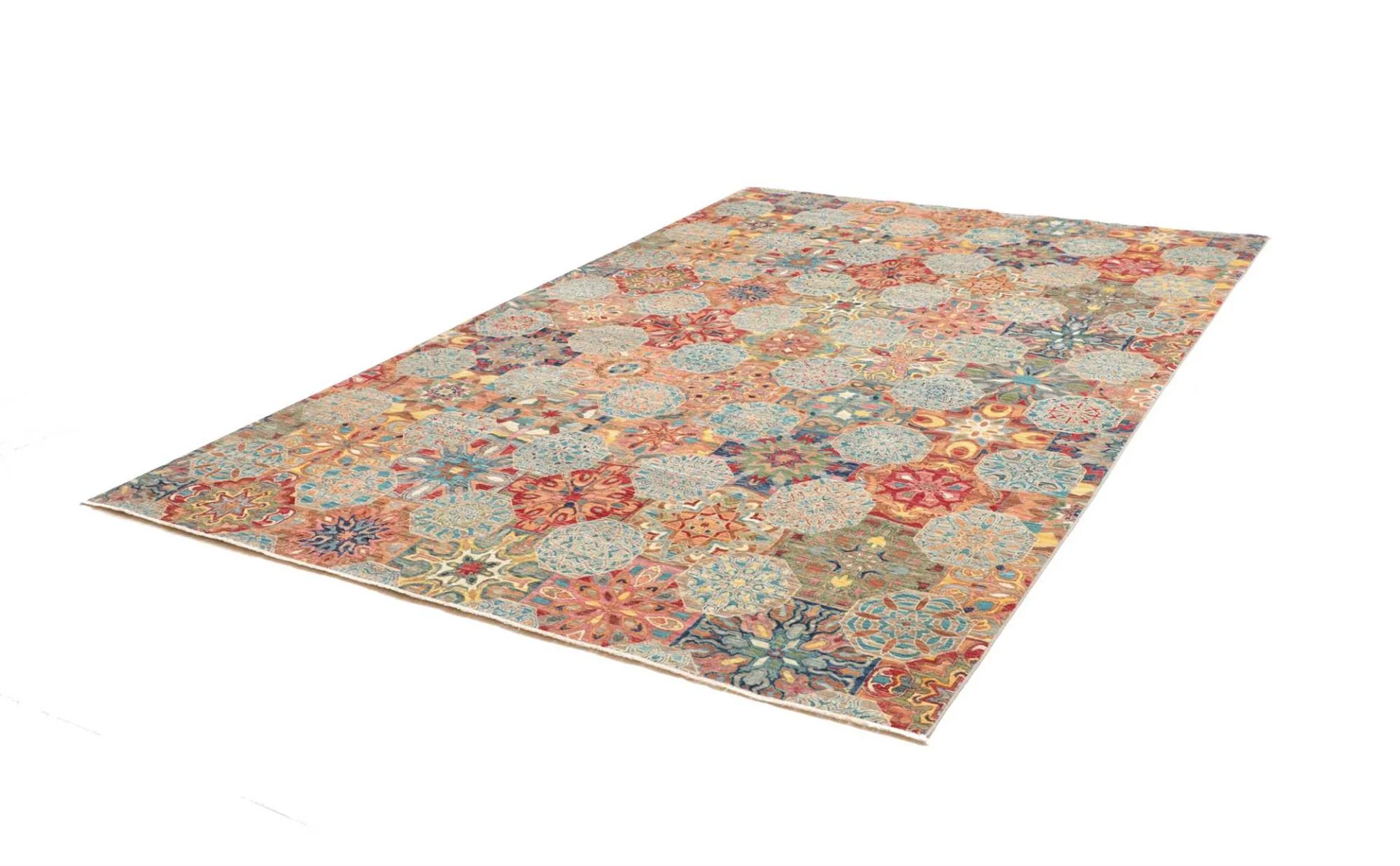Samarkand Orientteppich 200 × 294 cm aus Wolle, handgeknüpft