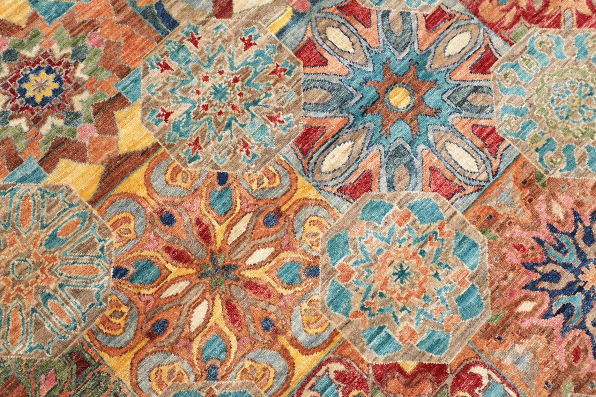 Samarkand Orientteppich 200 × 294 cm aus Wolle, handgeknüpft