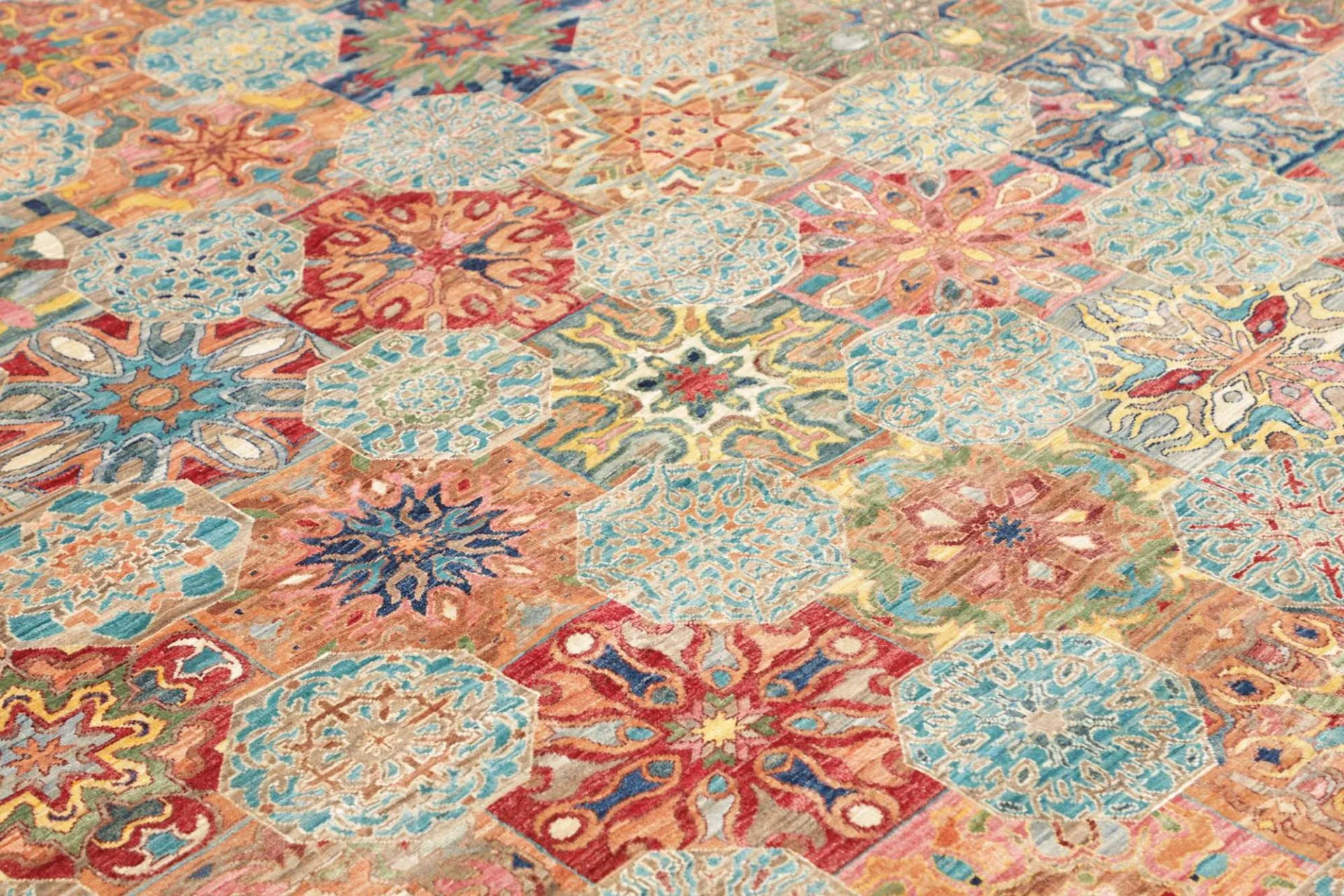 Samarkand Orientteppich 200 × 294 cm aus Wolle, handgeknüpft