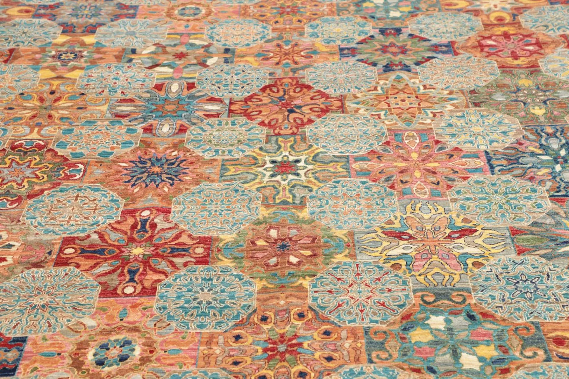 Samarkand Orientteppich 200 × 294 cm aus Wolle, handgeknüpft