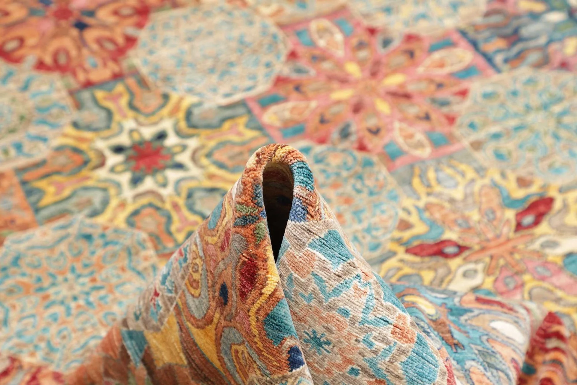 Samarkand Orientteppich 200 × 294 cm aus Wolle, handgeknüpft