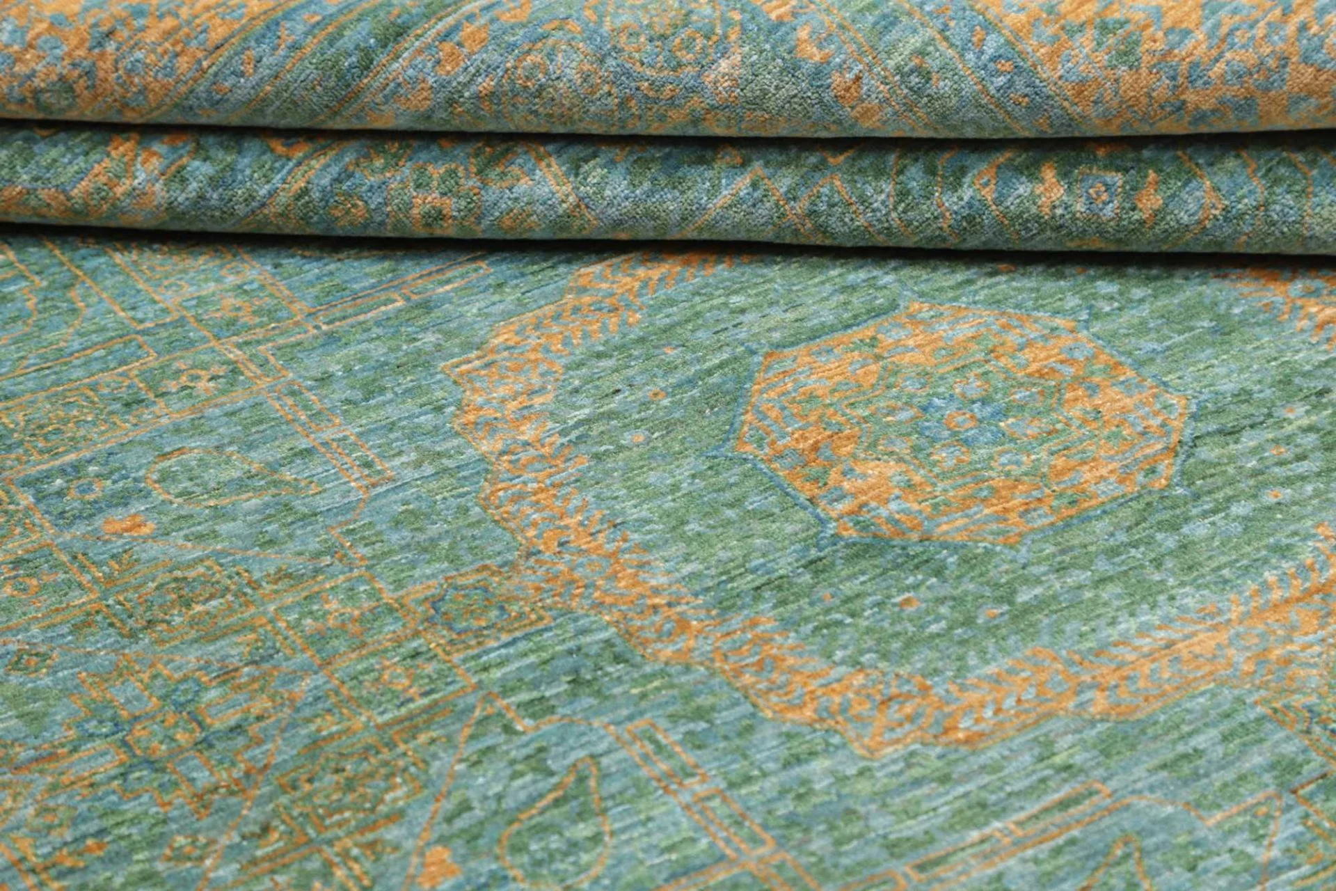 Mamluk Orientteppich 174 × 239 cm aus Wolle, handgeknüpft