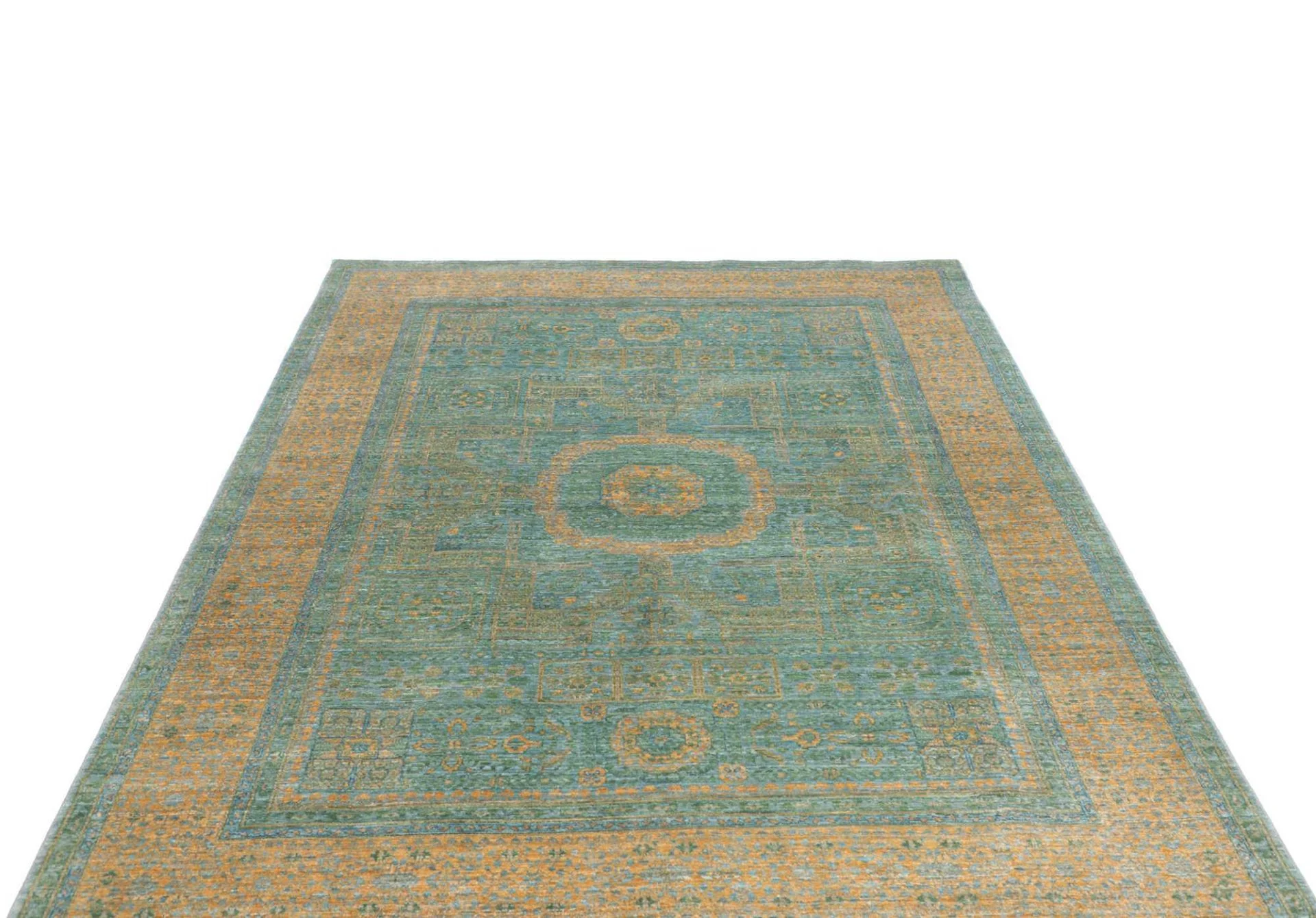 Mamluk Orientteppich 174 × 239 cm aus Wolle, handgeknüpft
