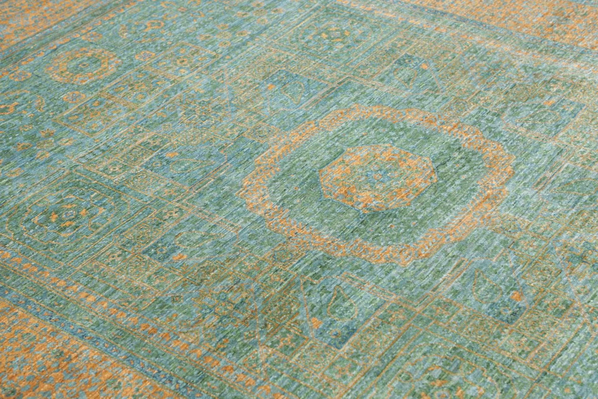 Mamluk Orientteppich 174 × 239 cm aus Wolle, handgeknüpft