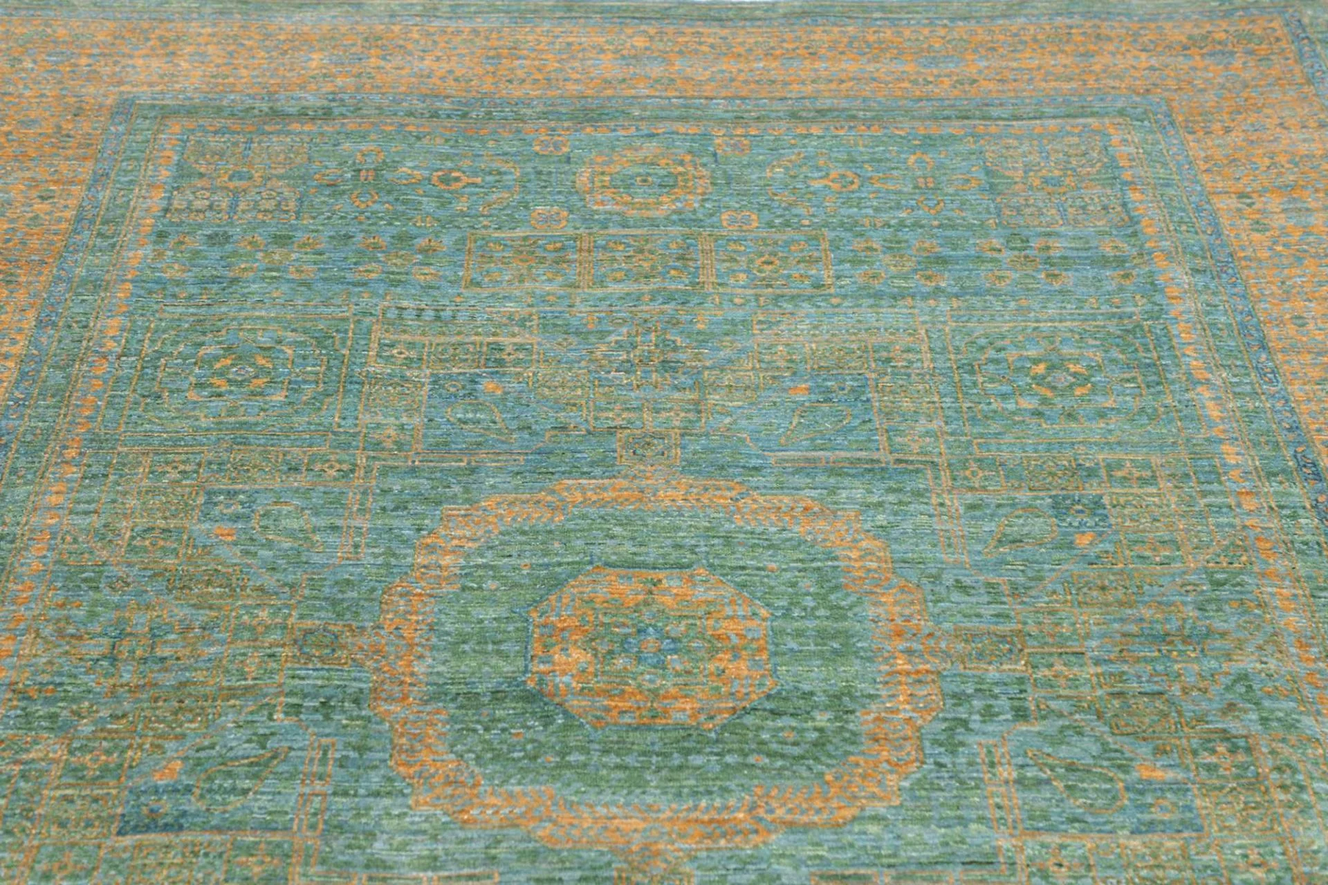 Mamluk Orientteppich 174 × 239 cm aus Wolle, handgeknüpft