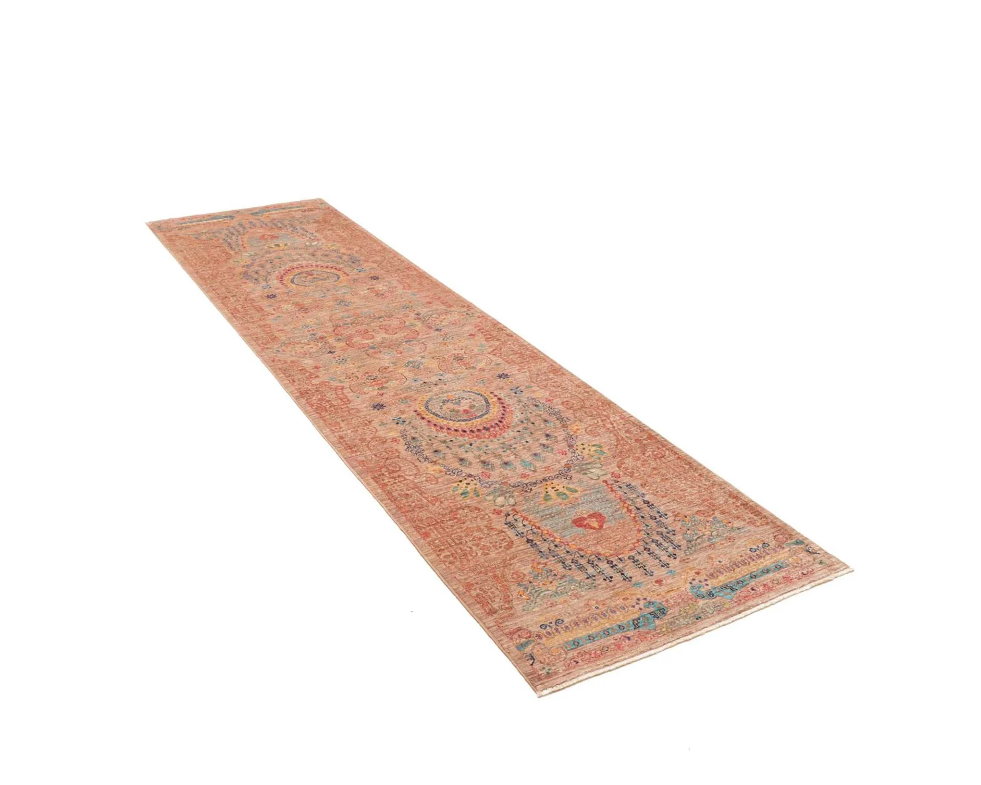 Handgeknüpfter Samarkand Orientteppich 79 × 295 cm