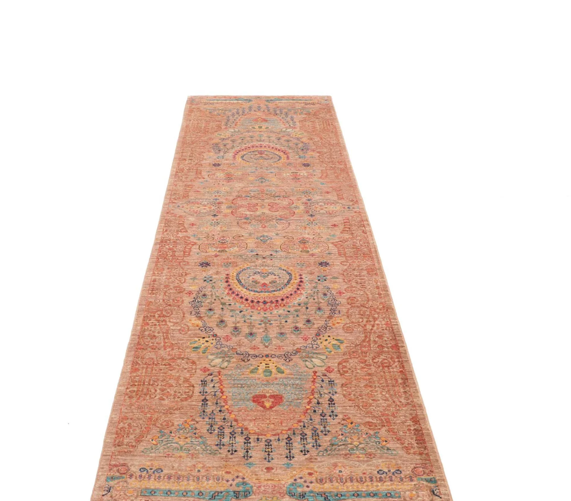 Handgeknüpfter Samarkand Orientteppich 79 × 295 cm