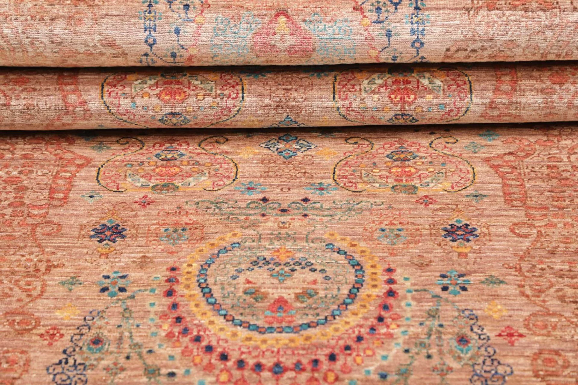 Handgeknüpfter Samarkand Orientteppich 79 × 295 cm
