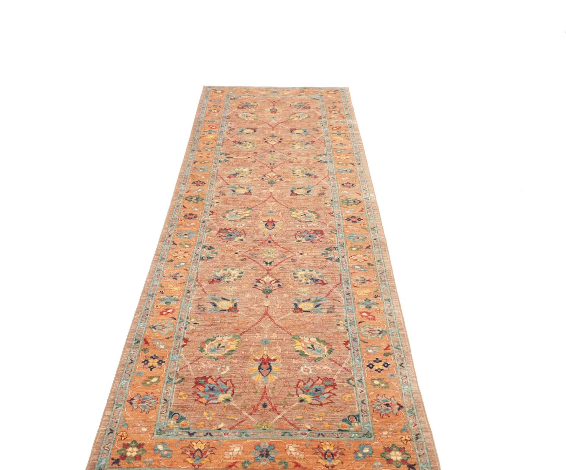 Handgeknüpfter Samarkand Orientteppich 81 × 294 cm
