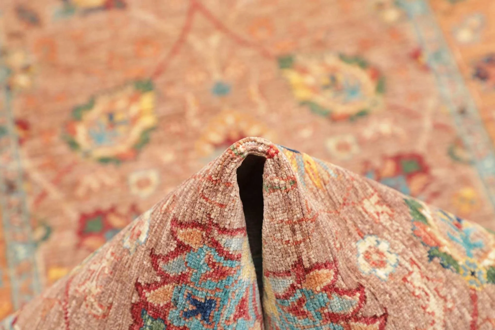 Handgeknüpfter Samarkand Orientteppich 81 × 294 cm