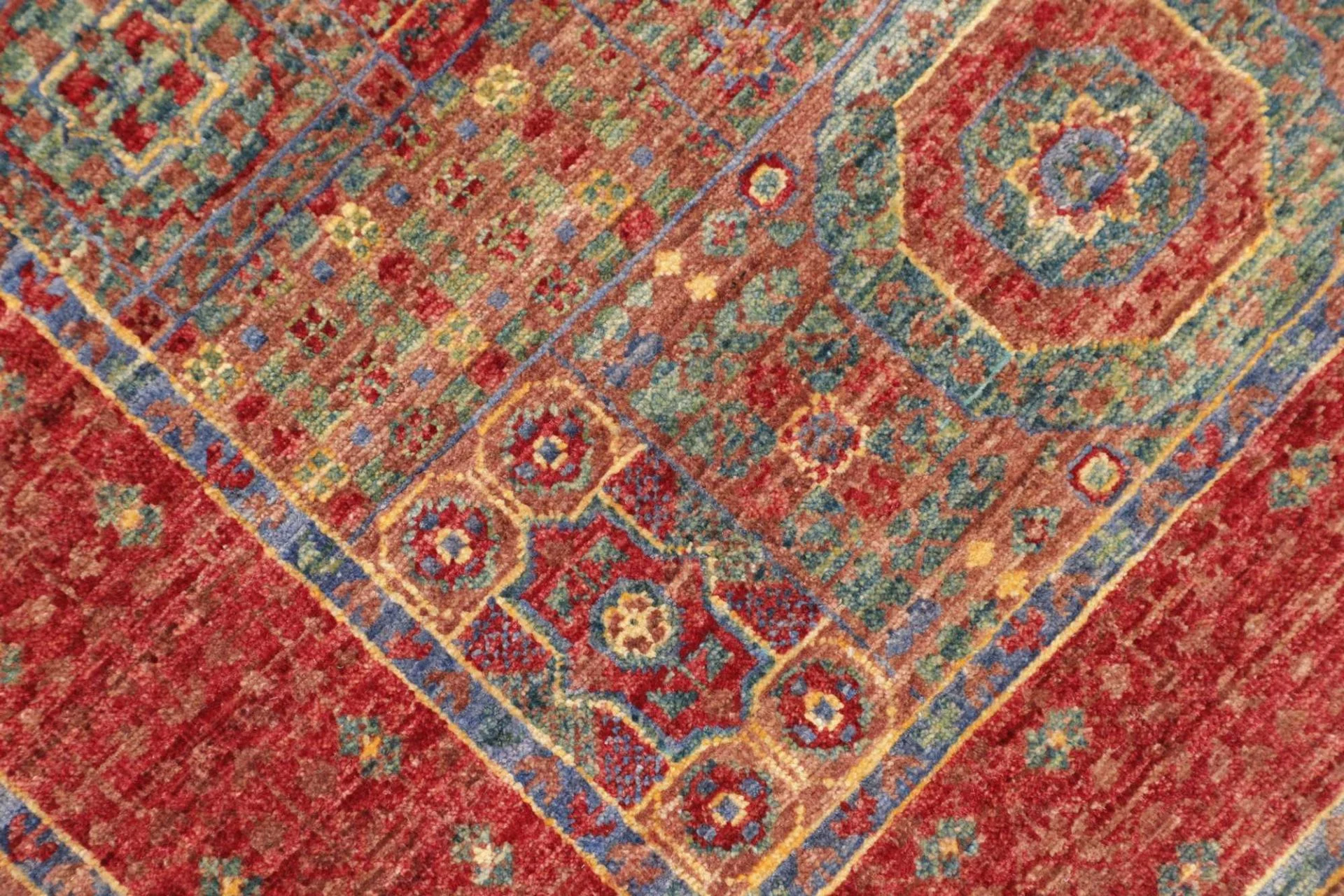 Mamluk Orientteppich 82 × 299 cm aus Wolle, handgeknüpft