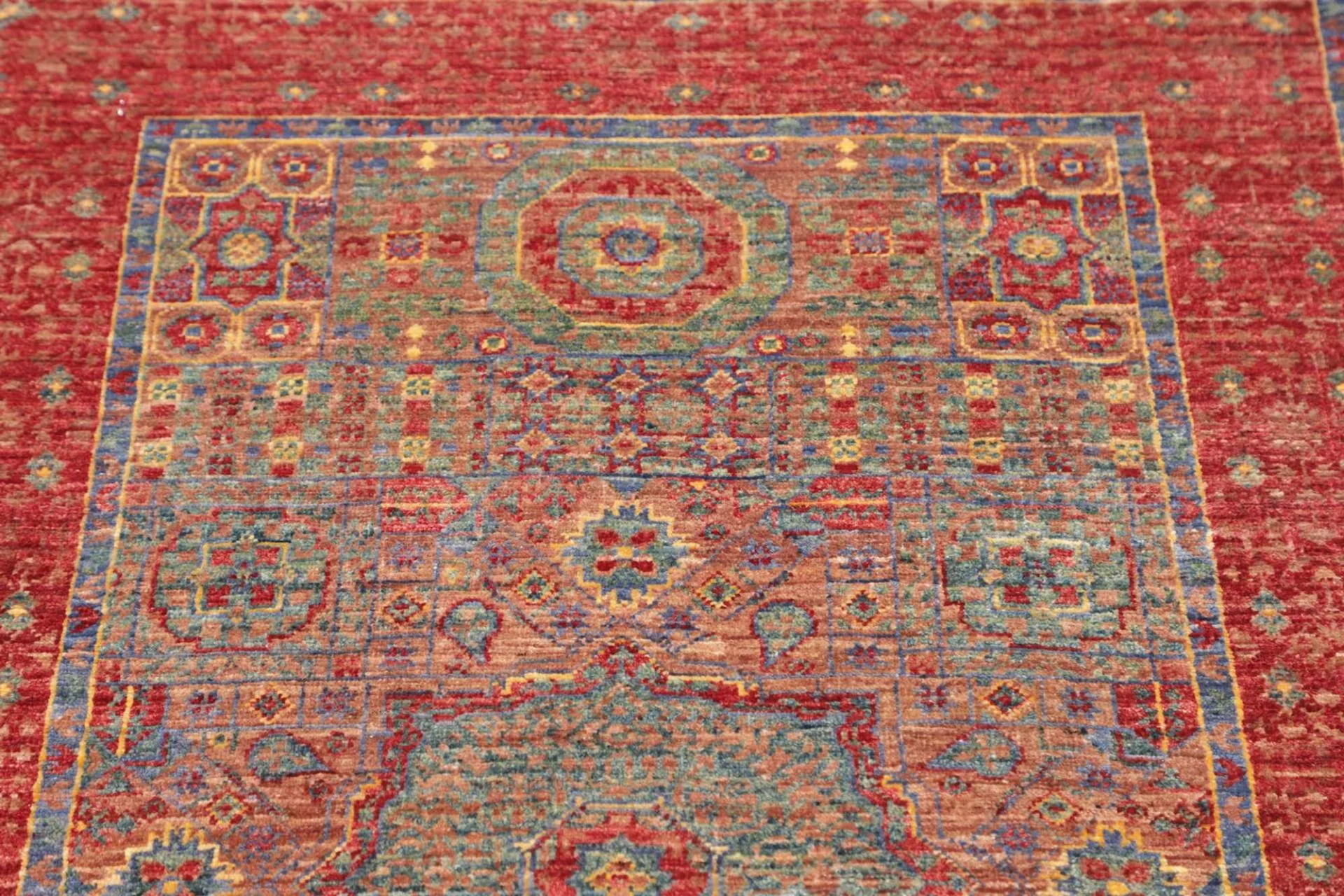 Mamluk Orientteppich 82 × 299 cm aus Wolle, handgeknüpft