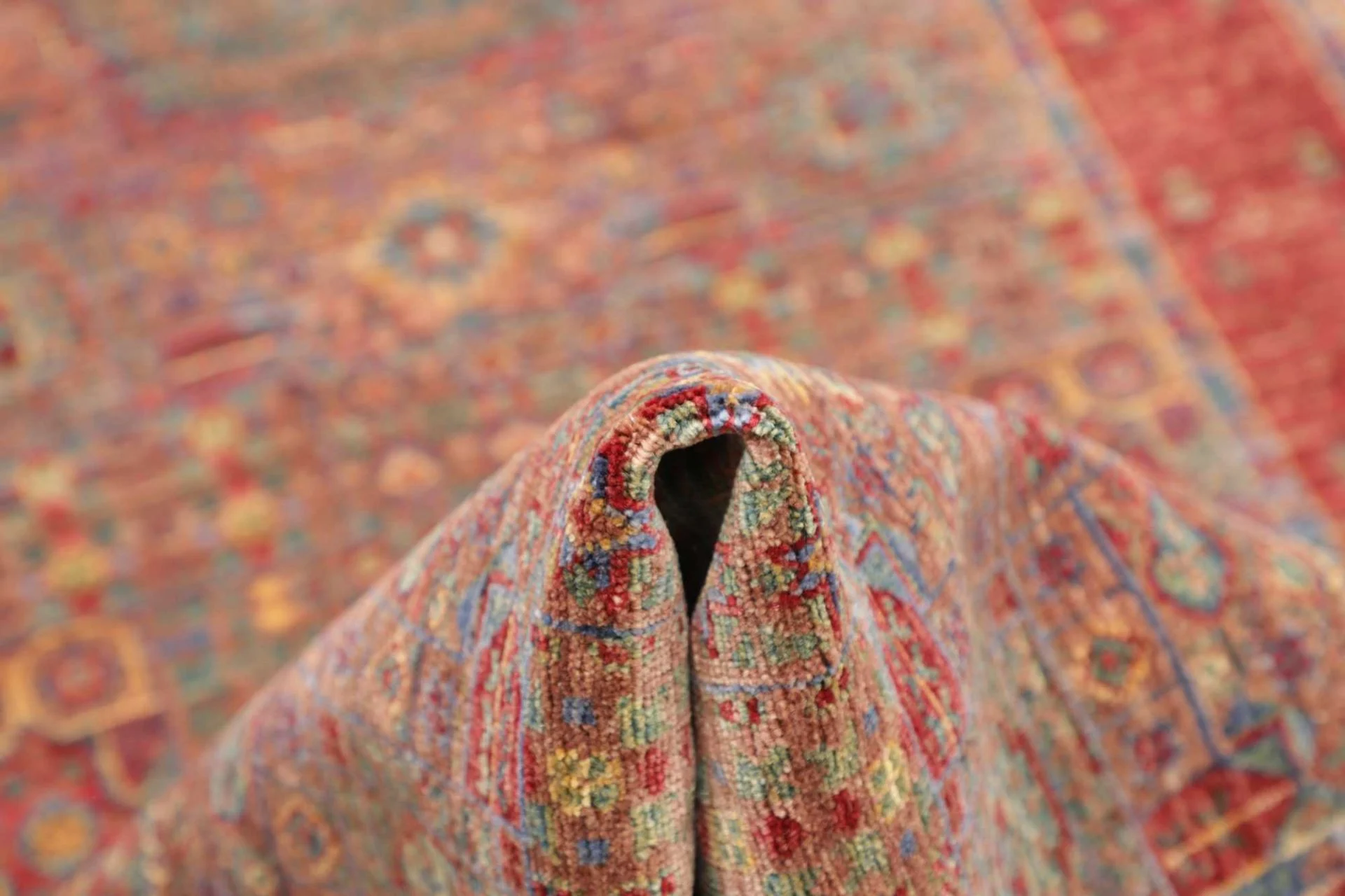 Mamluk Orientteppich 82 × 299 cm aus Wolle, handgeknüpft