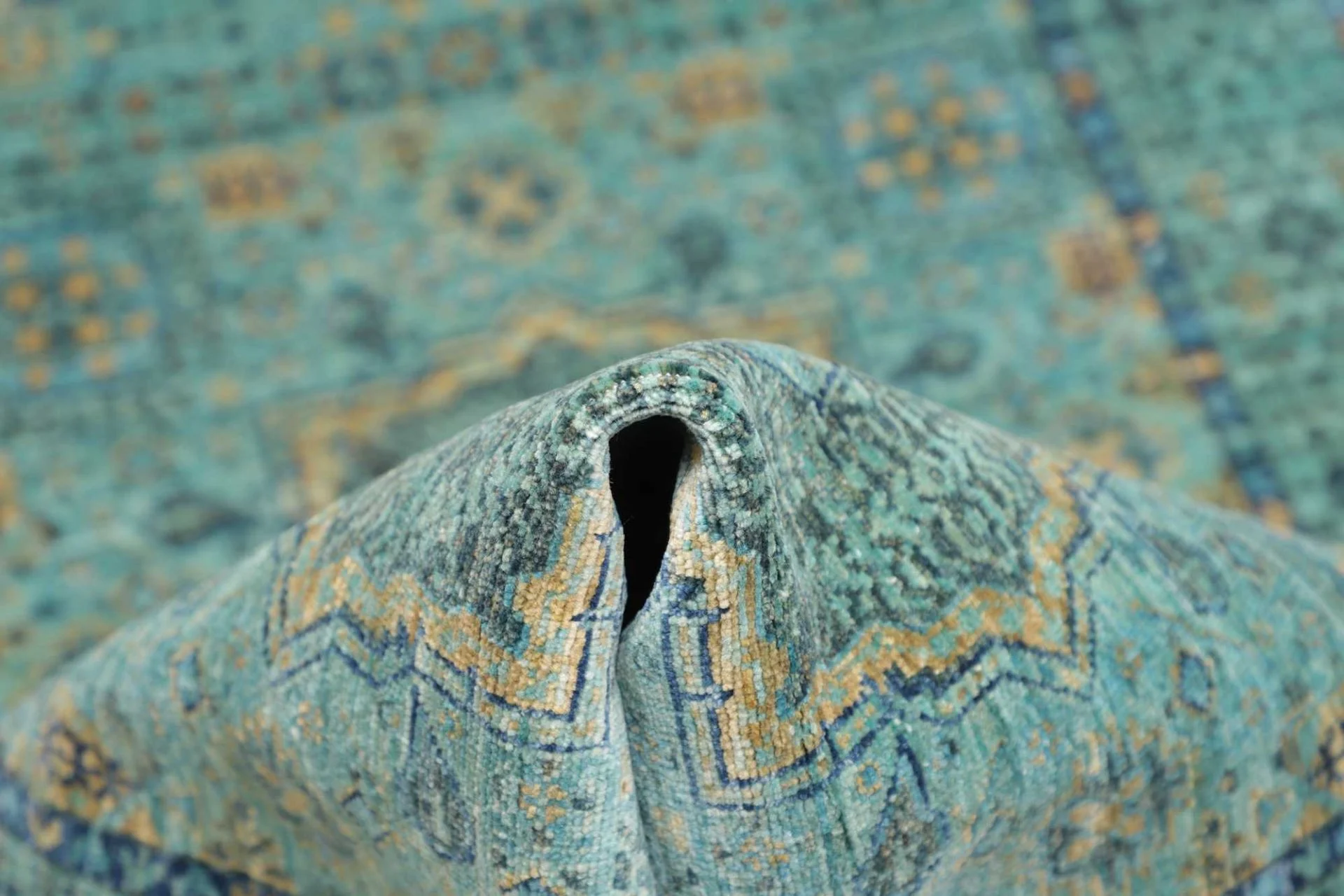 Mamluk Orientteppich 81 × 247 cm aus Wolle, handgeknüpft