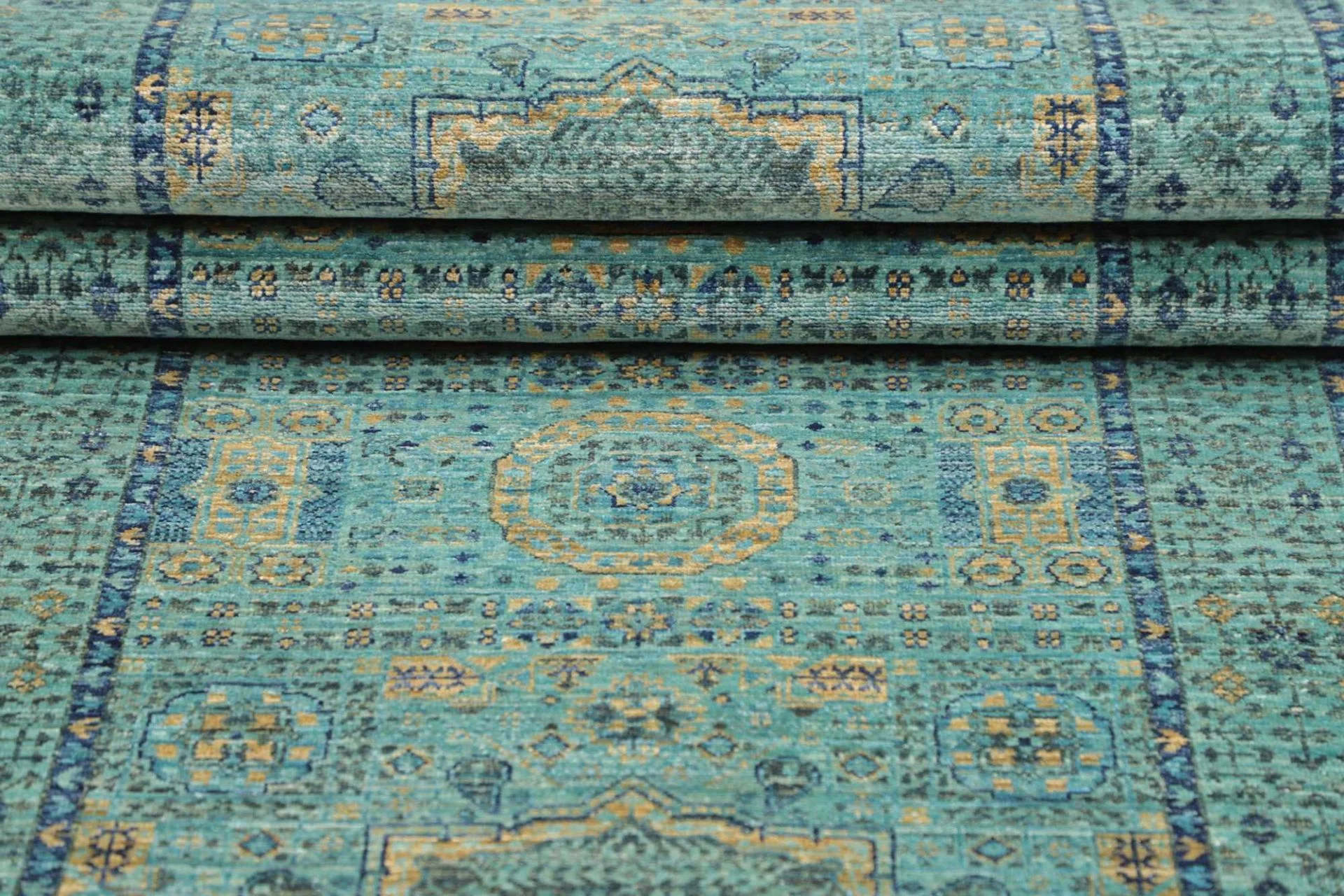 Mamluk Orientteppich 81 × 247 cm aus Wolle, handgeknüpft