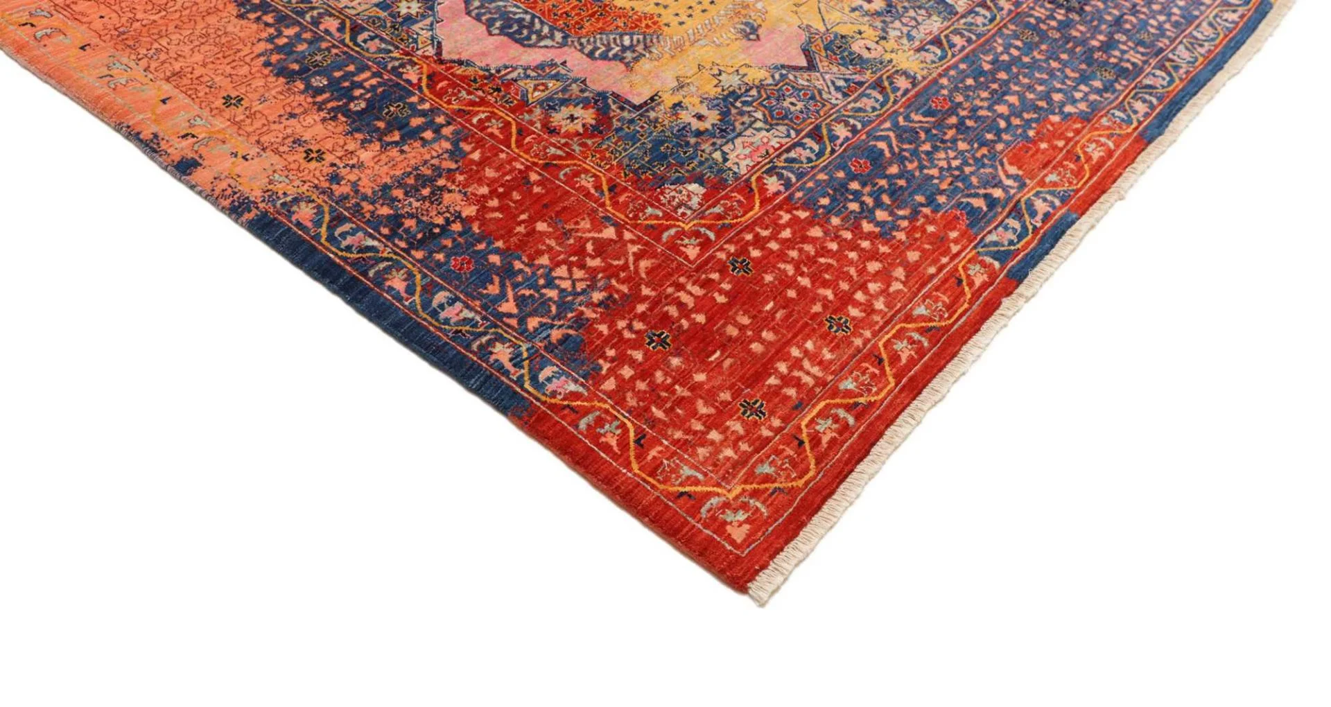 Mamluk Orientteppich 201 × 298 cm aus Wolle, handgeknüpft
